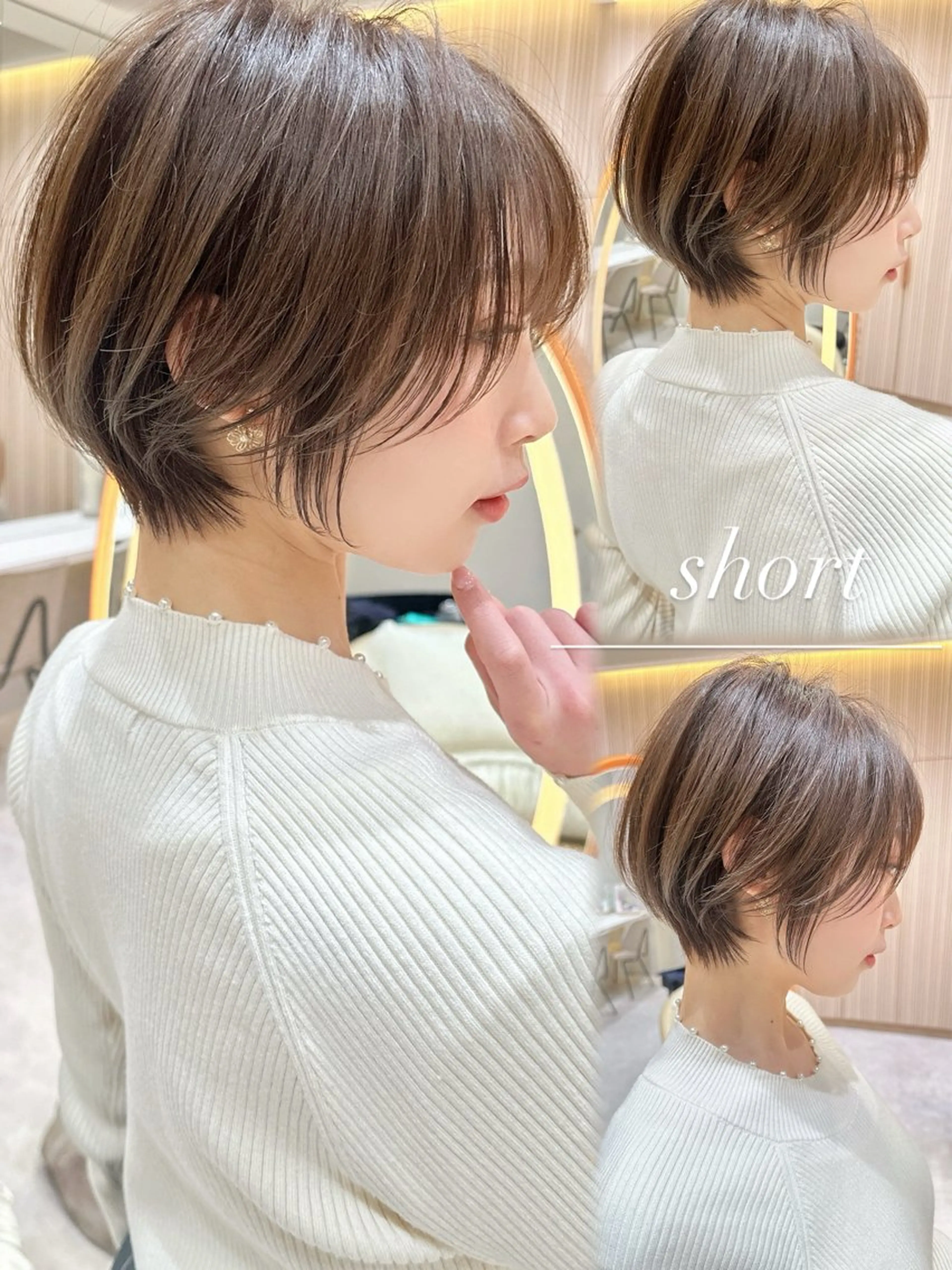 ショート カラー カット ヘアカラー トリートメント レイヤー✨縮毛矯正 川村利幸のヘアスタイル