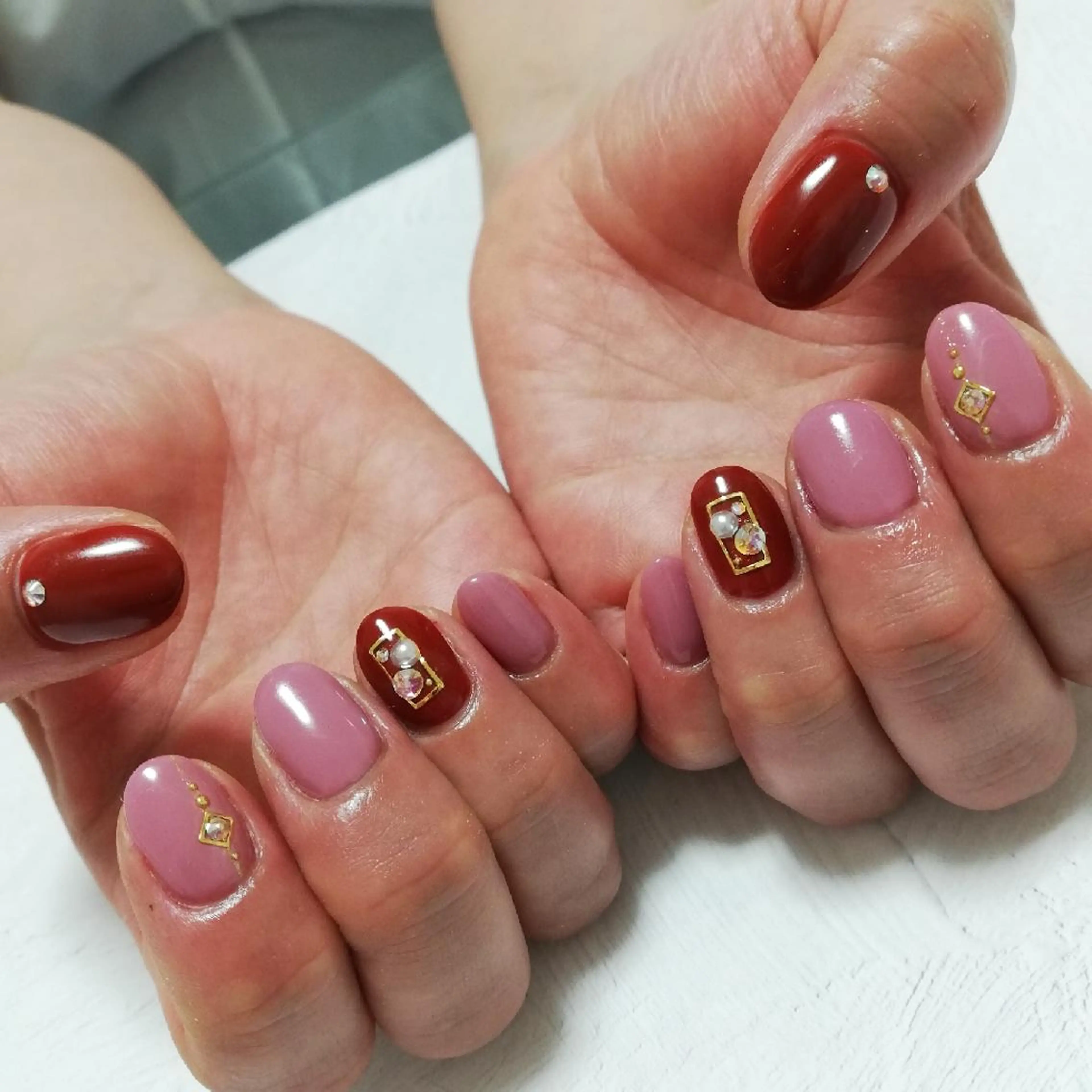 ネイル ハンドネイル なが さきのネイルデザイン