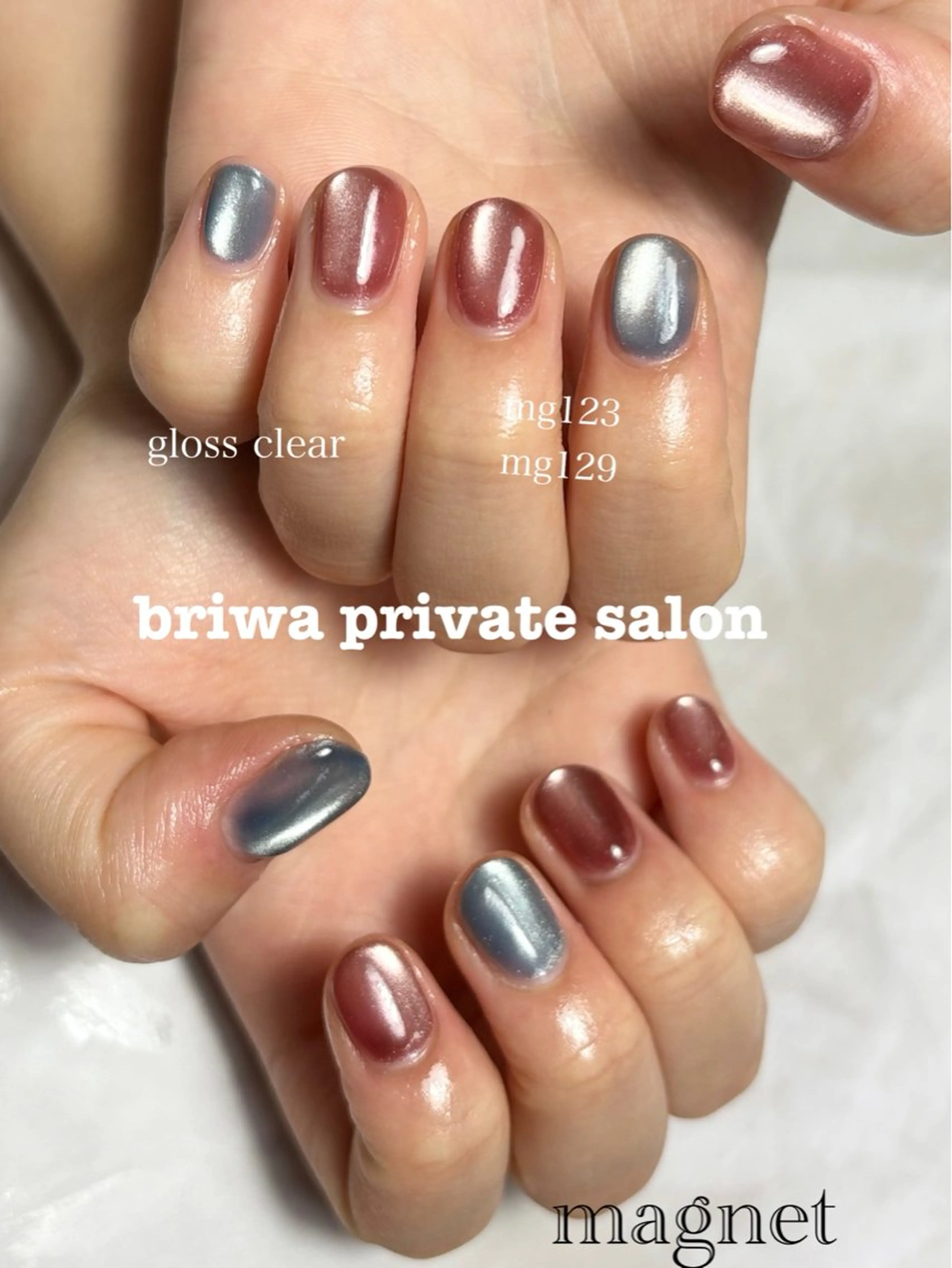 ネイル ハンドネイル Briwa✨nail 💅enoi ❤︎のネイルデザイン