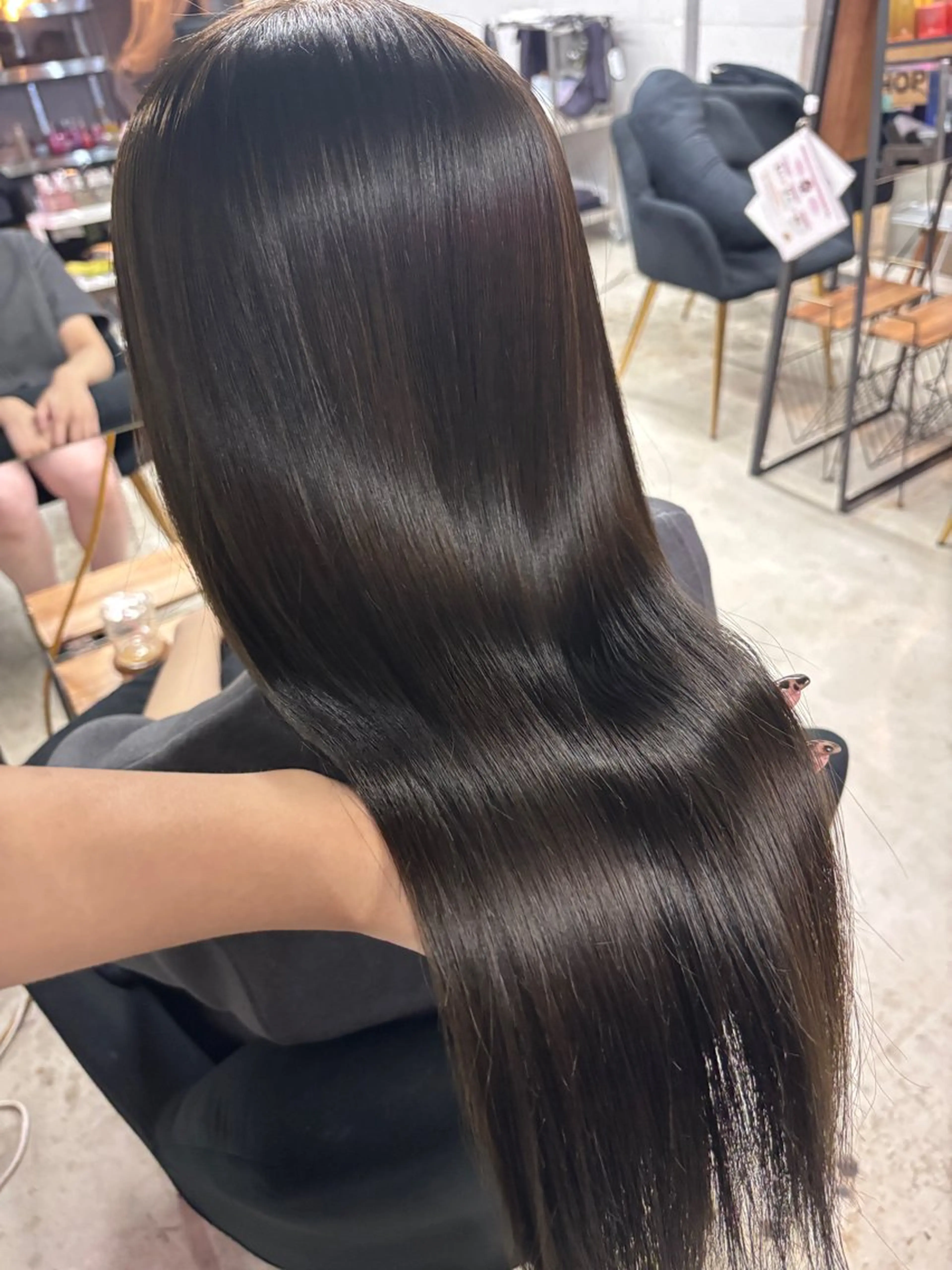 ロング トリートメント ヘアカラー 透明感カラー🫧 Rico💗空き🈶のヘアスタイル