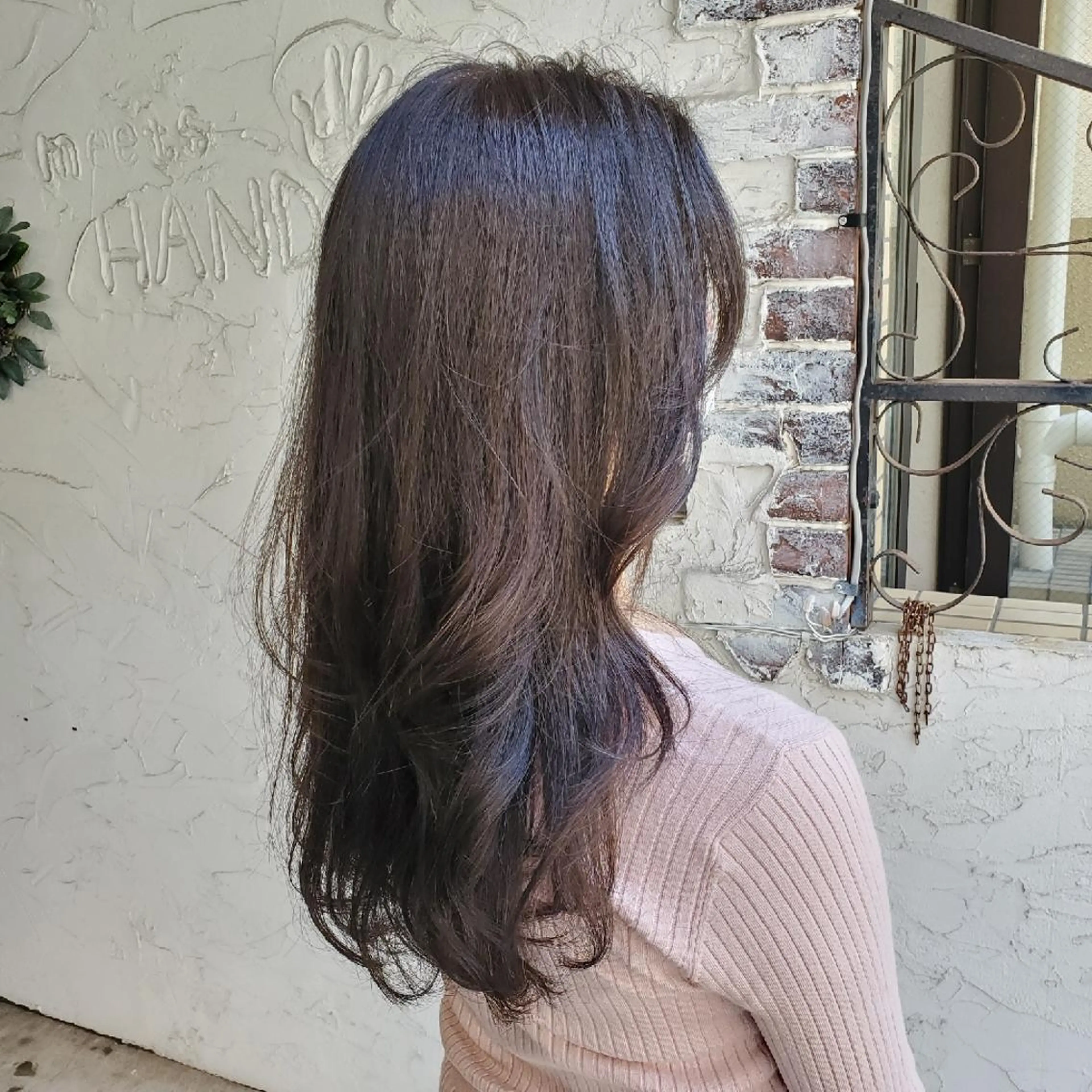 ロング カラー カット ヘアカラー トリートメント フリーランス所属・韓国ヘア レイヤー くびれヘアMATSUのヘアスタイル