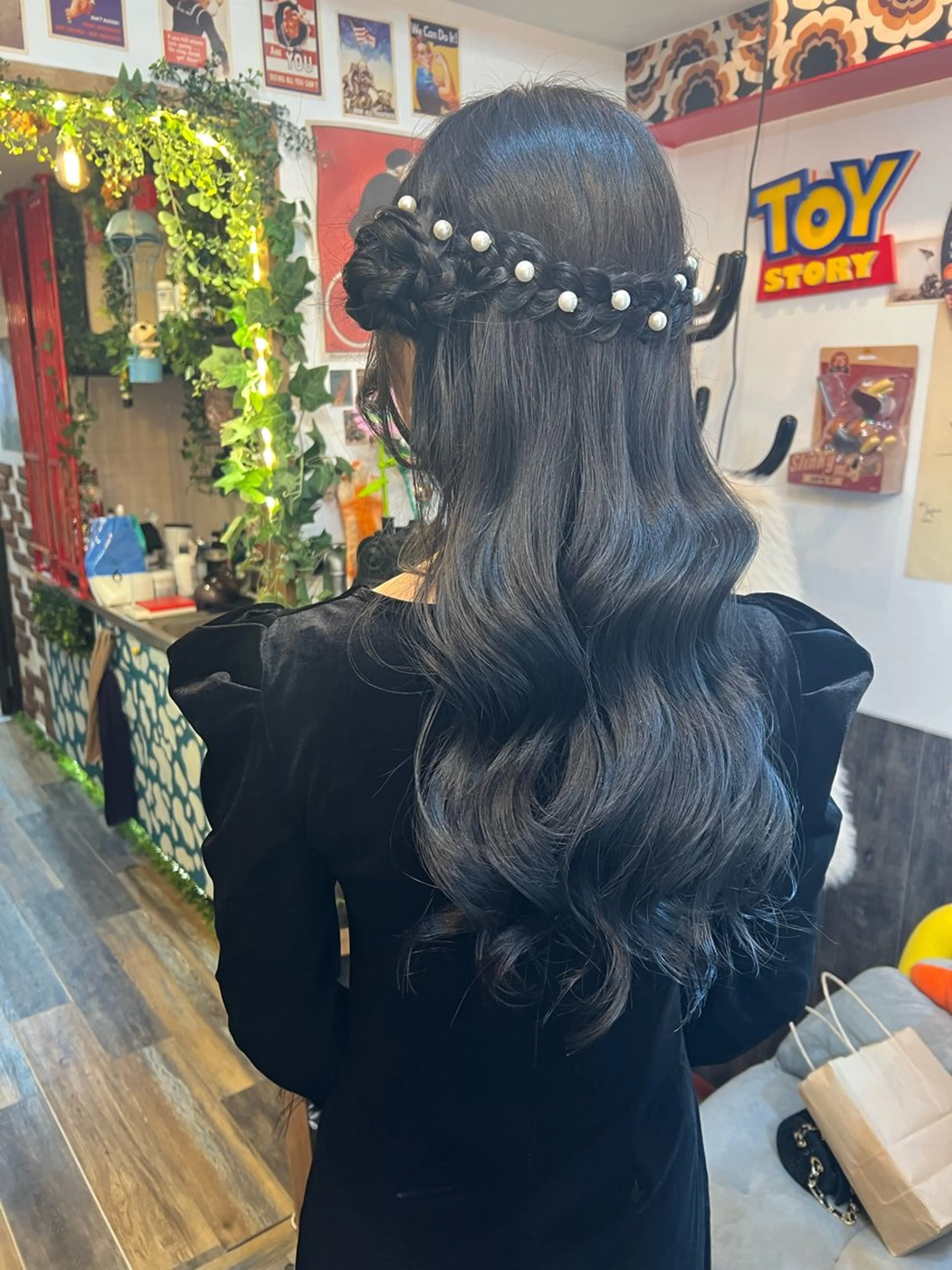 ロング ヘアアレンジ ヘアセット カラーパティシエ facce🌼ikoのヘアスタイル