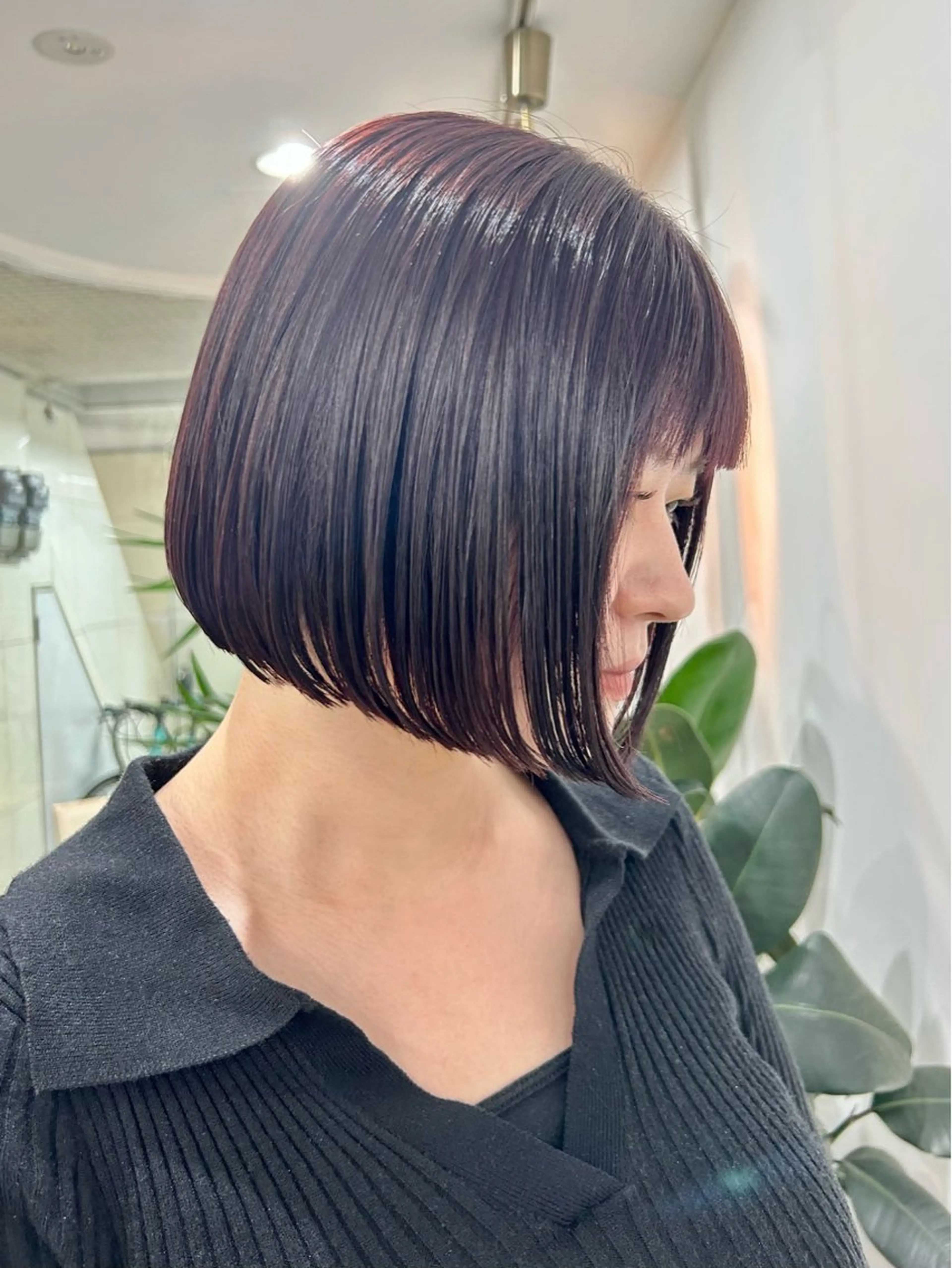 ショート カラー ラベンダーカラー ピンクカラー ピンクラベンダー ボブ グレージュ 小林　遼のヘアスタイル