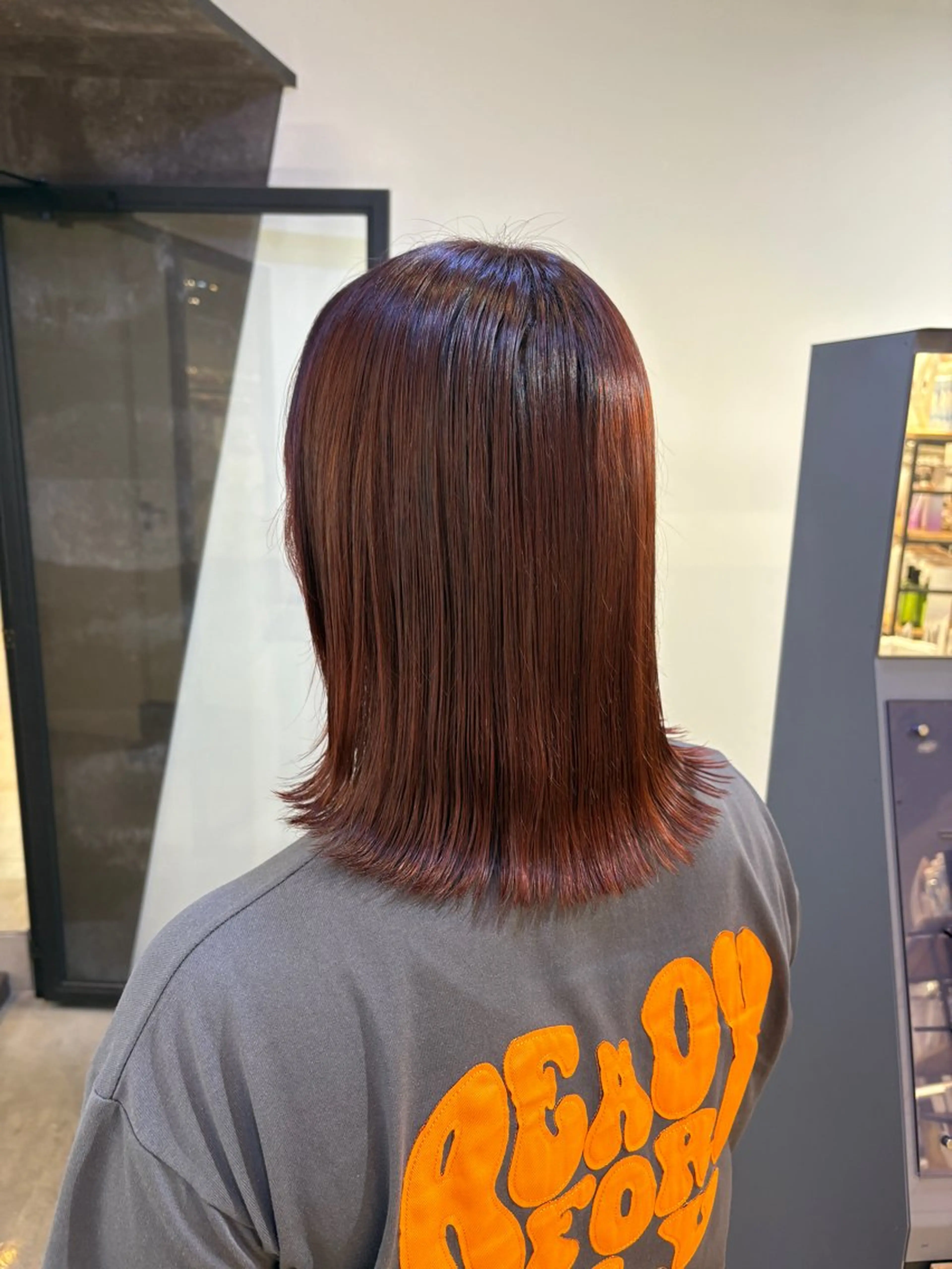 ミディアム カラー ヘアカラー SEAM所属・いぶ /札幌美容師のヘアスタイル