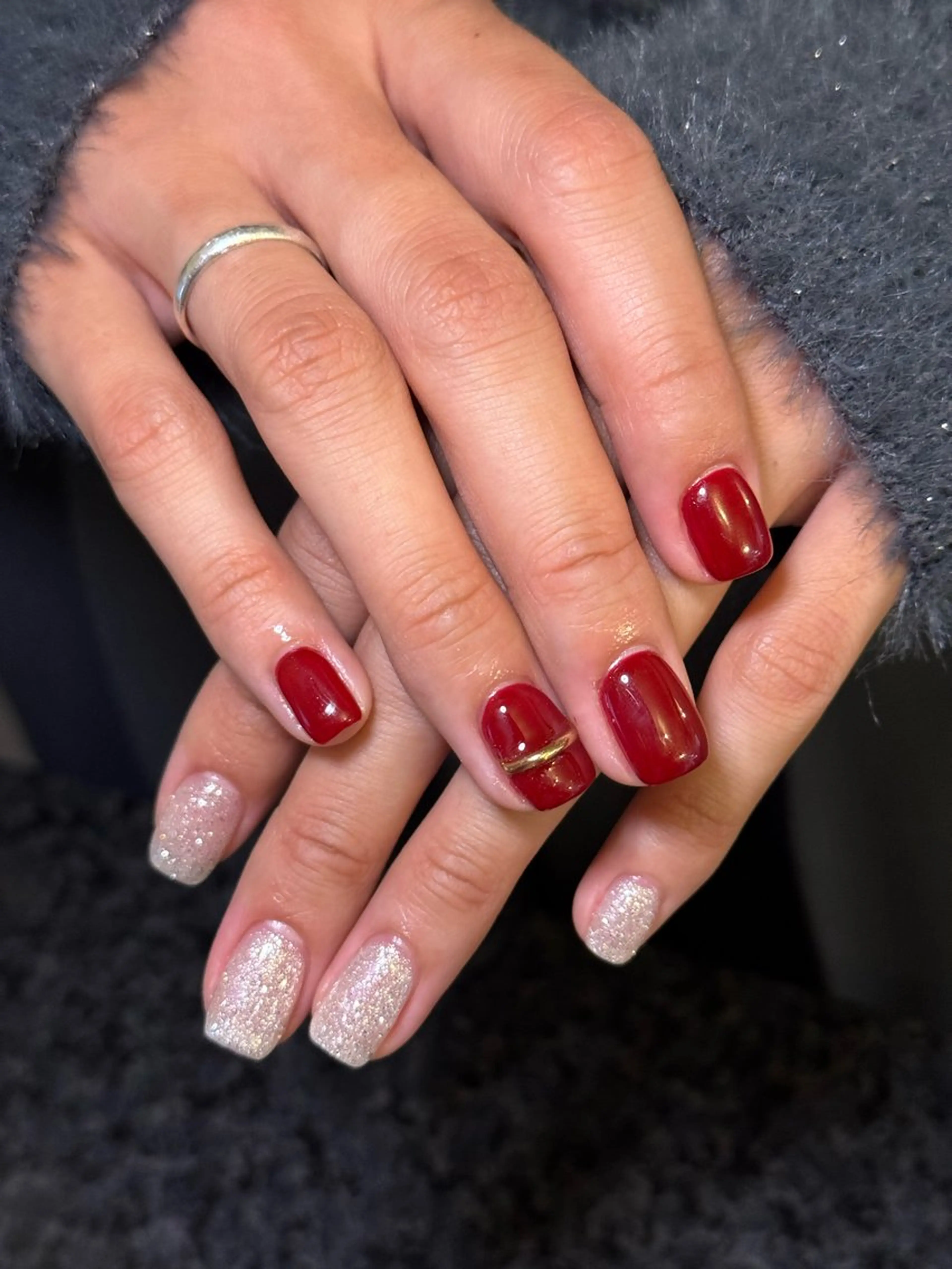 ネイル ハンドネイル nail salon supe_所属・supe_ 八幡🐺*❅·̩͙のネイルデザイン