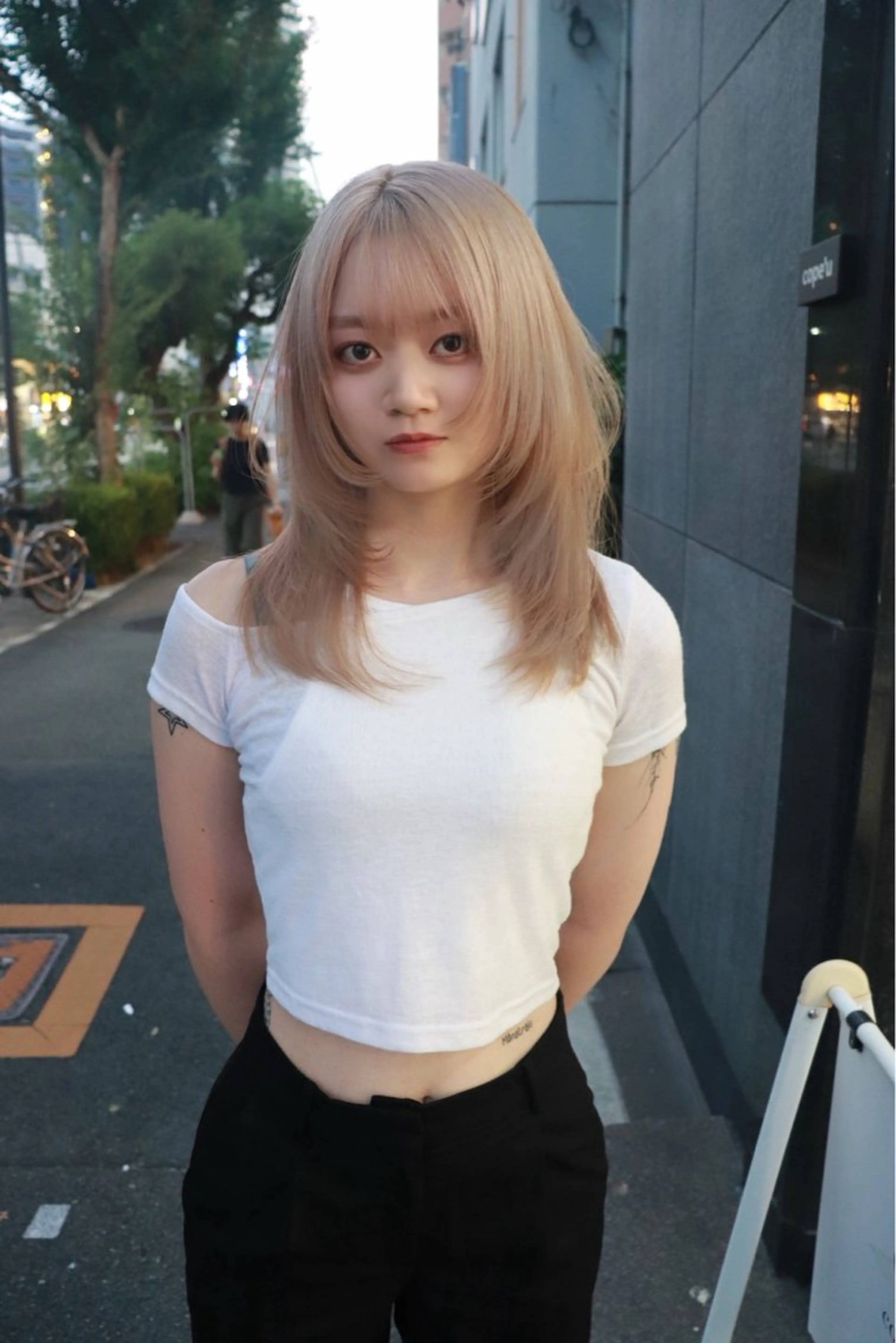 ロング カラー ヘアカラー トリートメント 色落ちまで2度綺麗な ハイトーン⭐️ヨシキのヘアスタイル