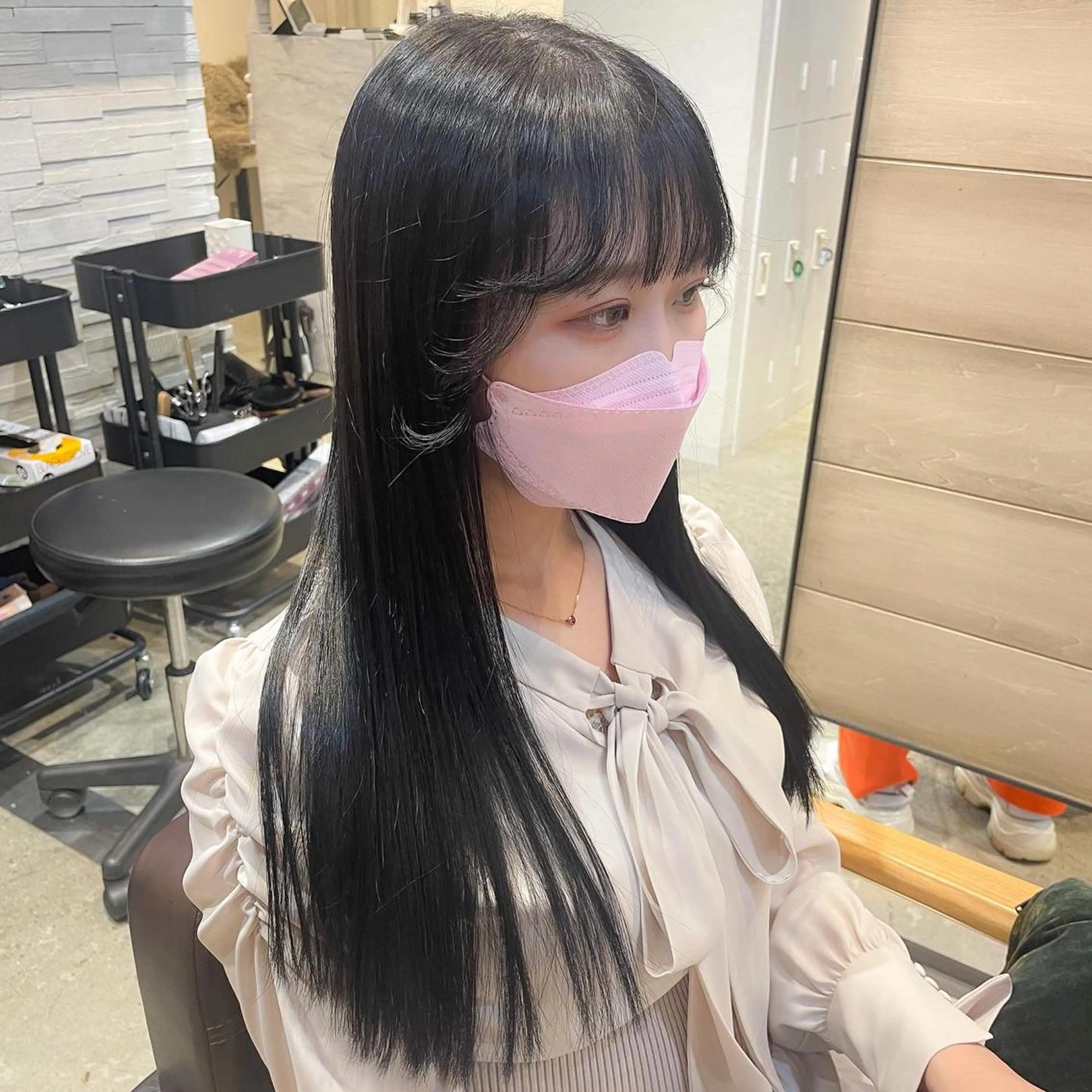 ロング カラー ヘアカラー トリートメント youres hair 髪質改善トリートメント&ヘッドスパ  新宿三丁目店【ユアーズヘア】所属・🦋透明感カラー 👑NODOKA🦋のヘアスタイル