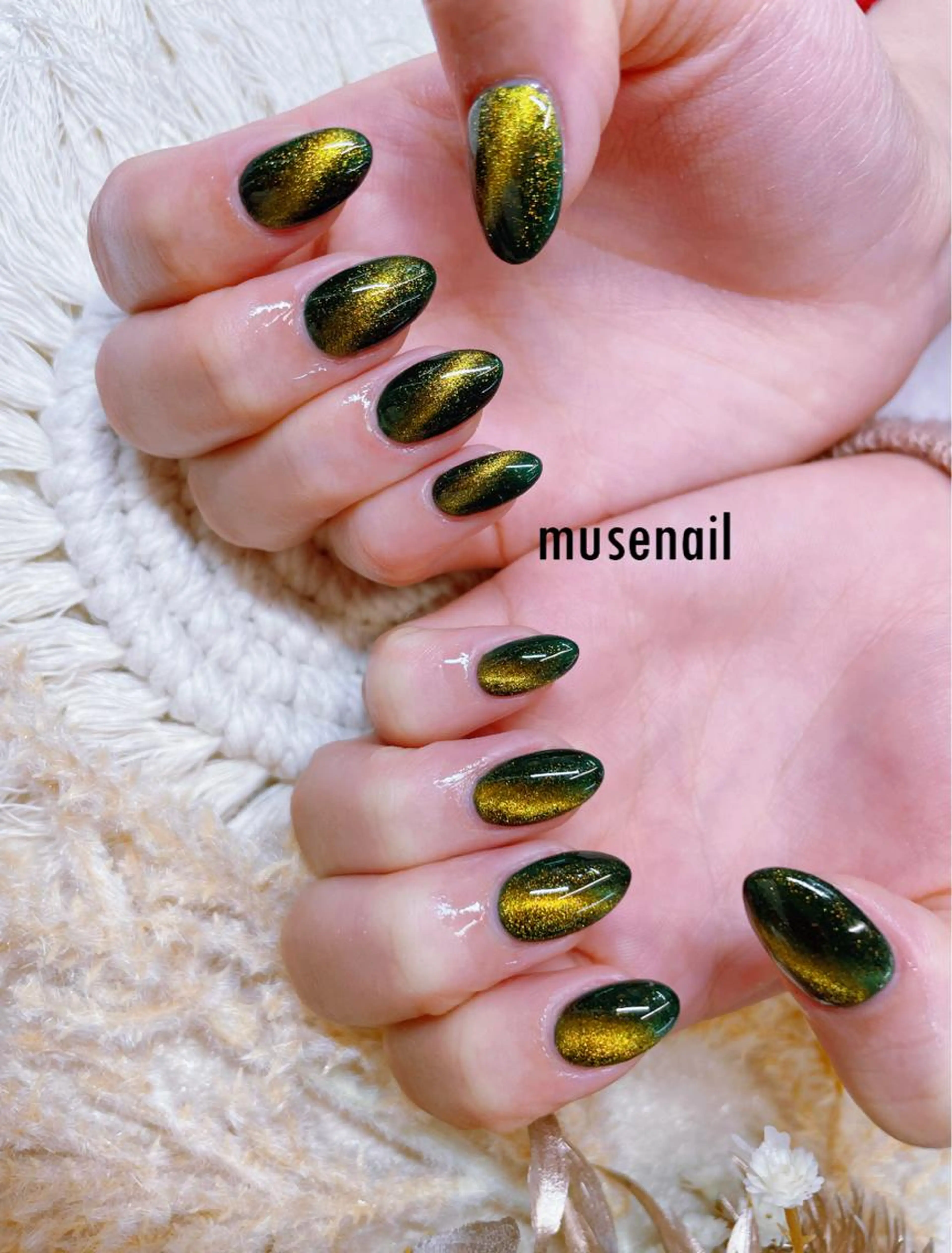 👍👍👍❣️初回ソフトジェルオフ無料❣️ハンド・マグネットネイル💅ワンカラーの写真