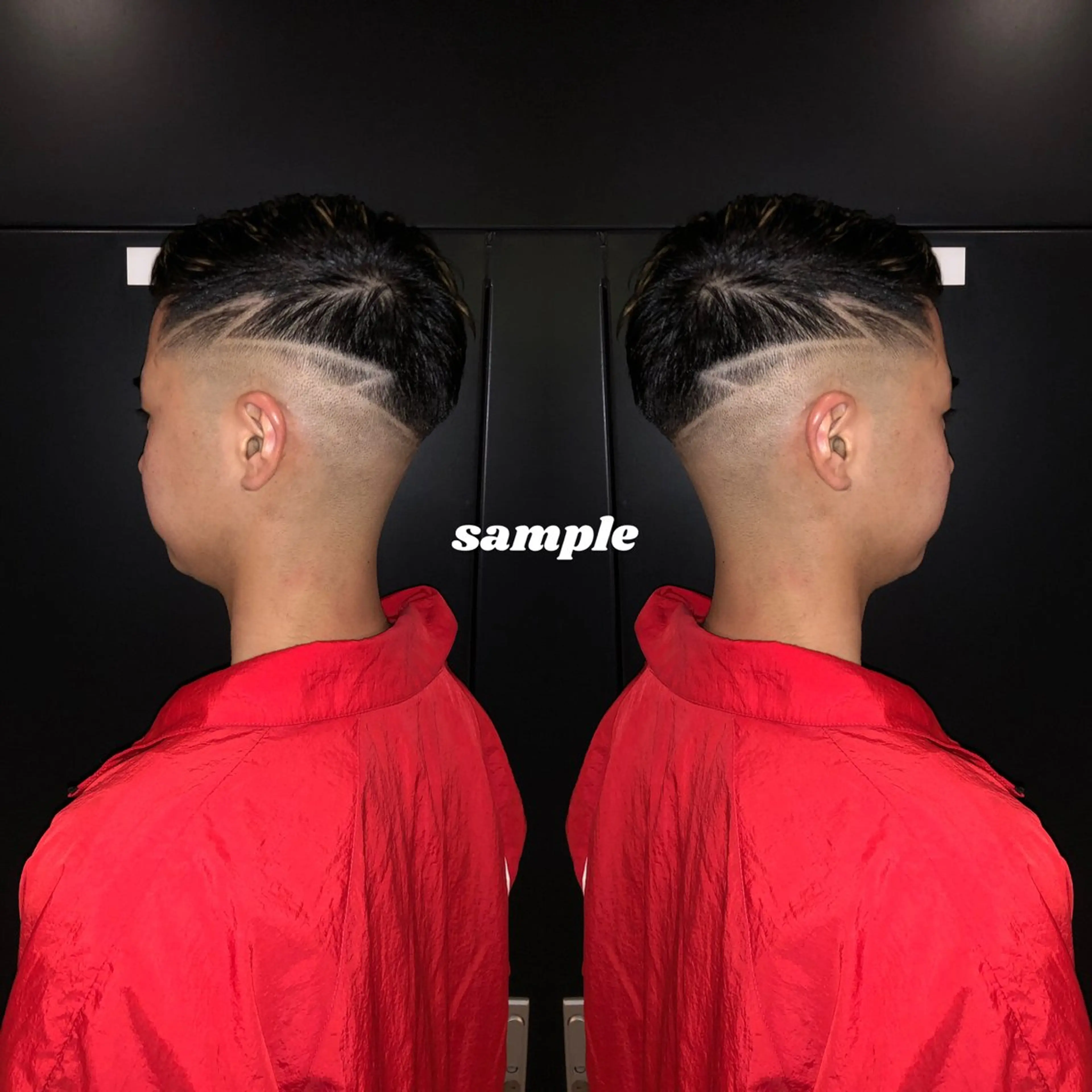 メンズ フェードカット 刈り上げ カット Richromatic所属・M Jのヘアスタイル