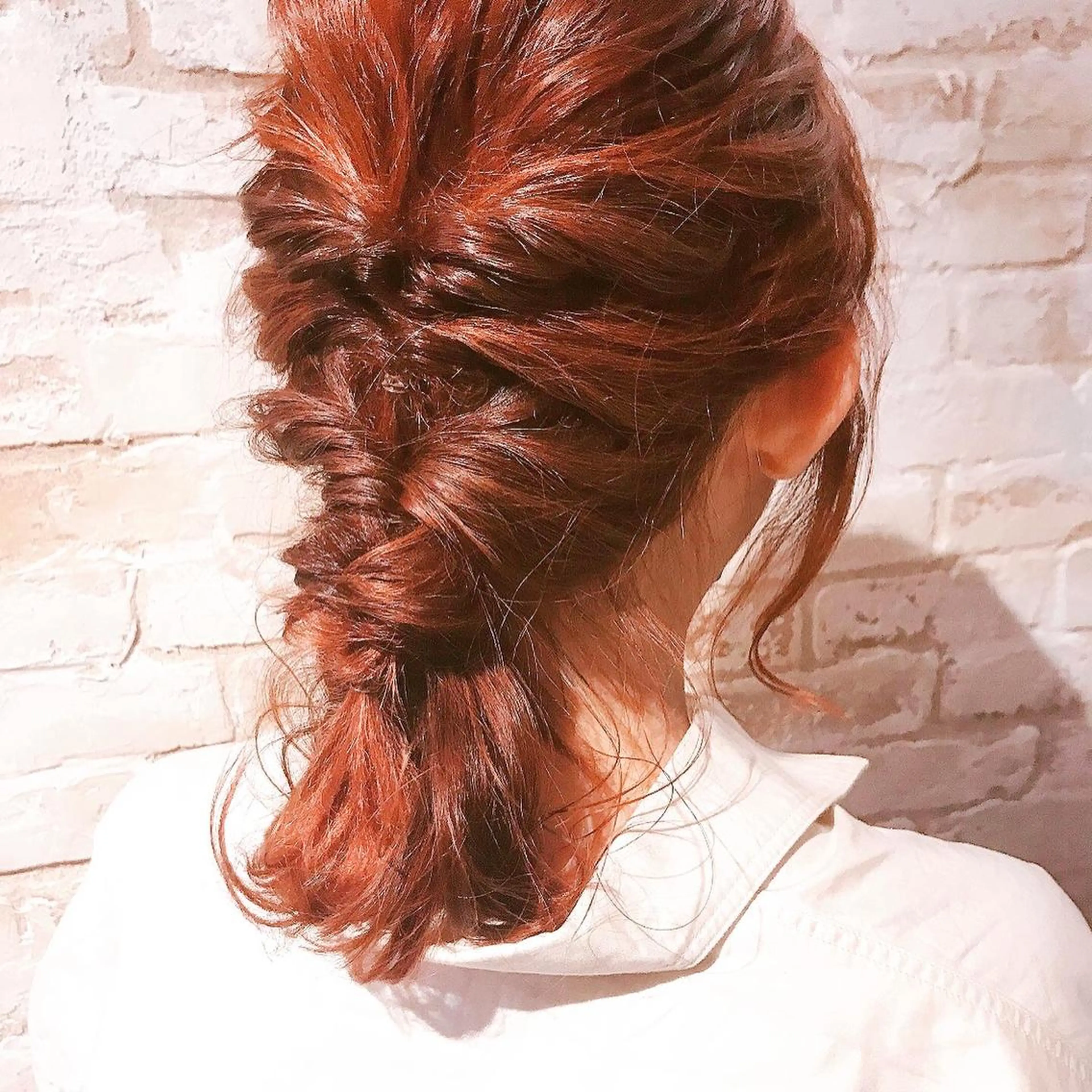 カラー ヘアアレンジ ベージュカラー オレンジ オレンジベージュ 髪質改善個室サロンECLART CENTRAL赤坂所属・🎨美大卒美容師🎨 まっきーのヘアスタイル