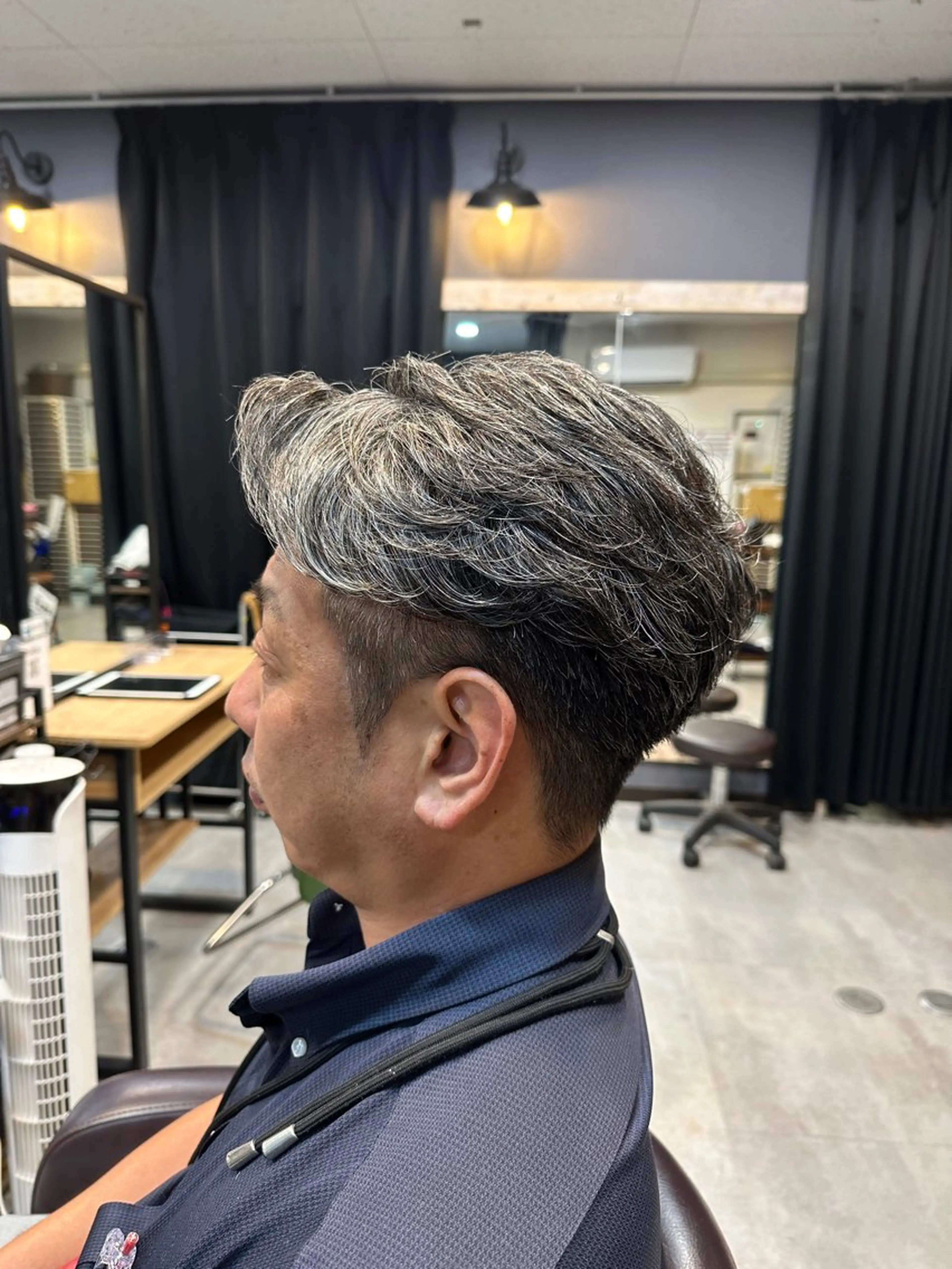 パーマ メンズ keita THREE(A)のヘアスタイル