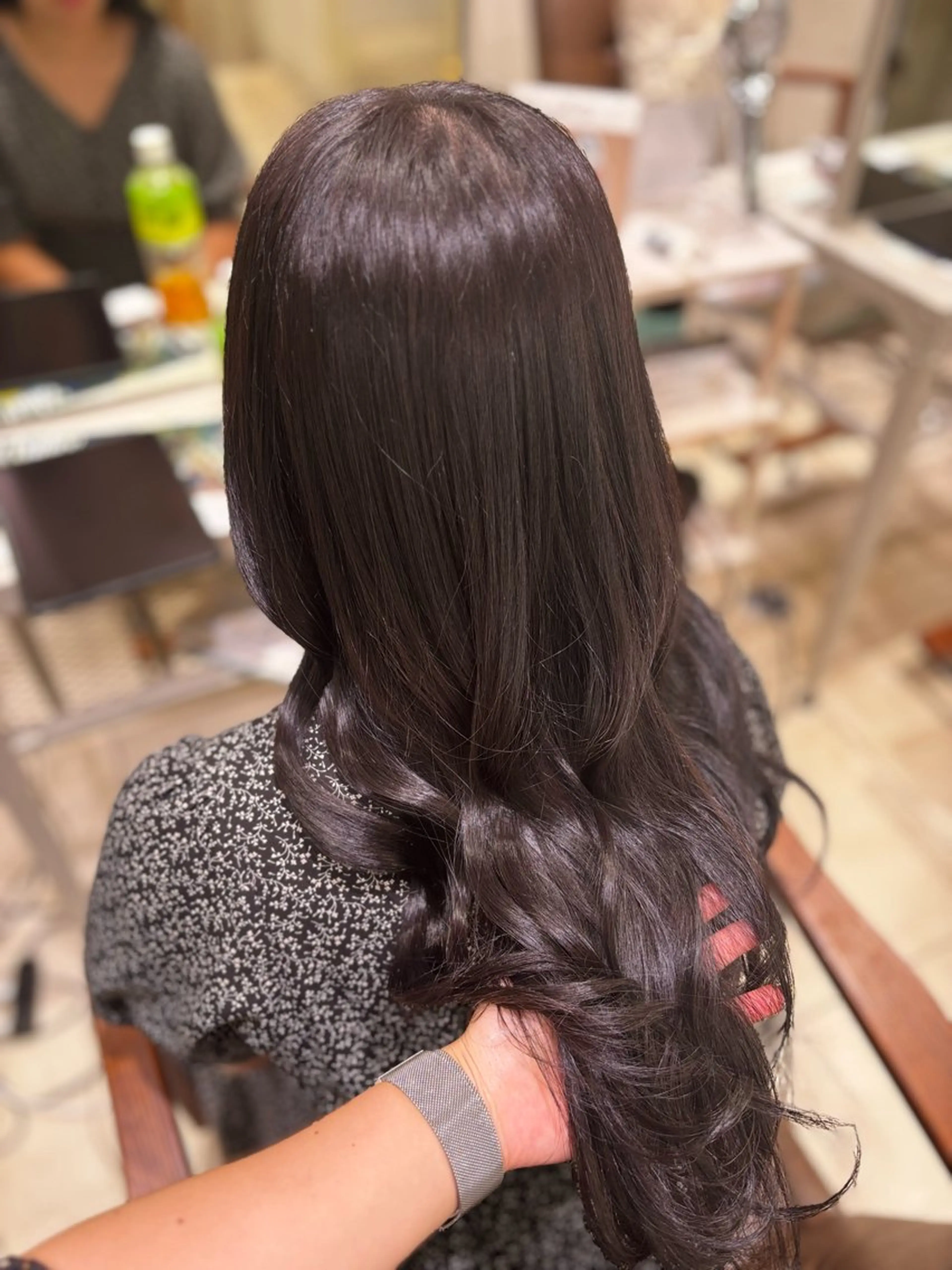セミロング カット ヘアカラー トリートメント 似合わせ/まつパ👀 himari🌻のヘアスタイル
