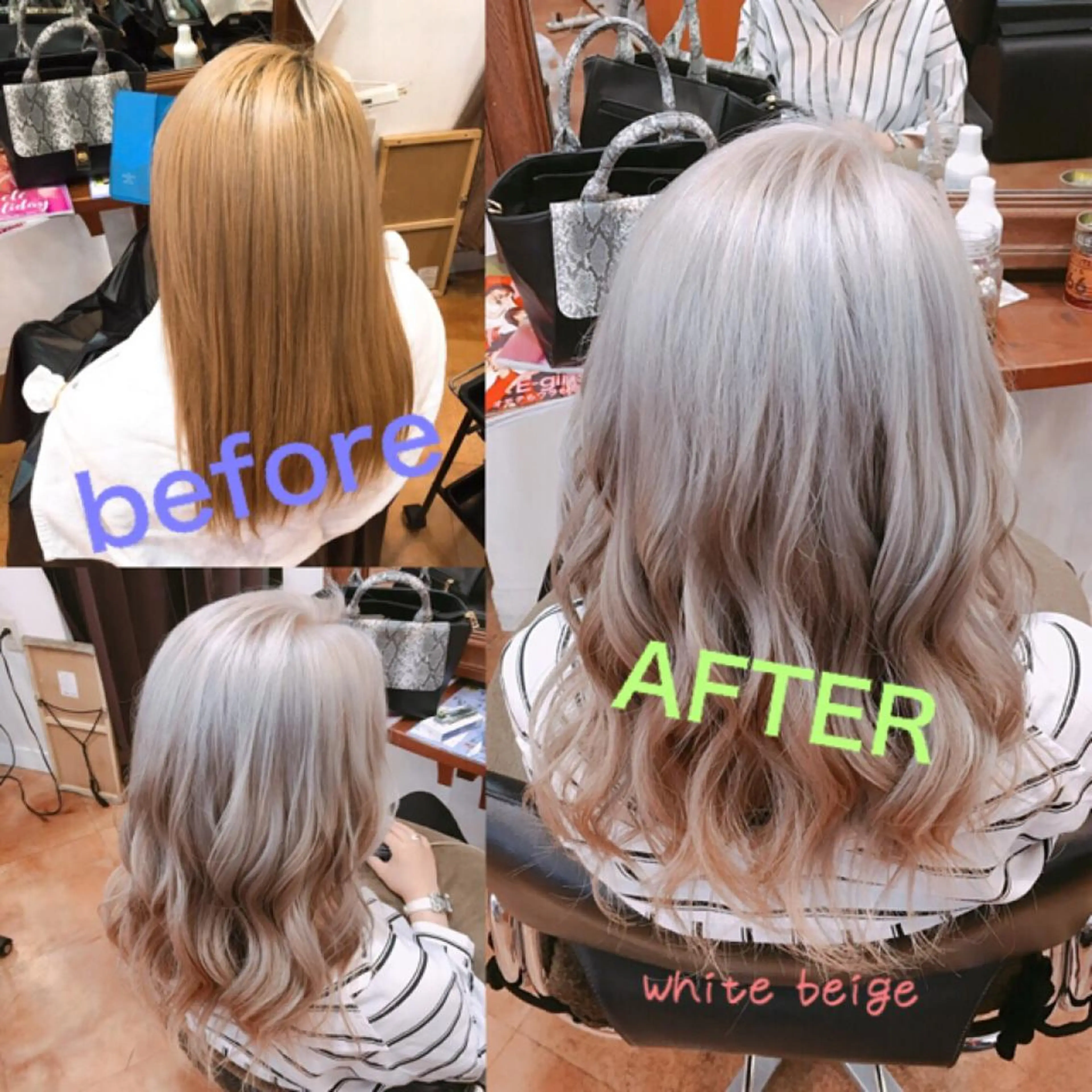 セミロング ヘアカラー トリートメント LOCO Ko-kiのヘアスタイル