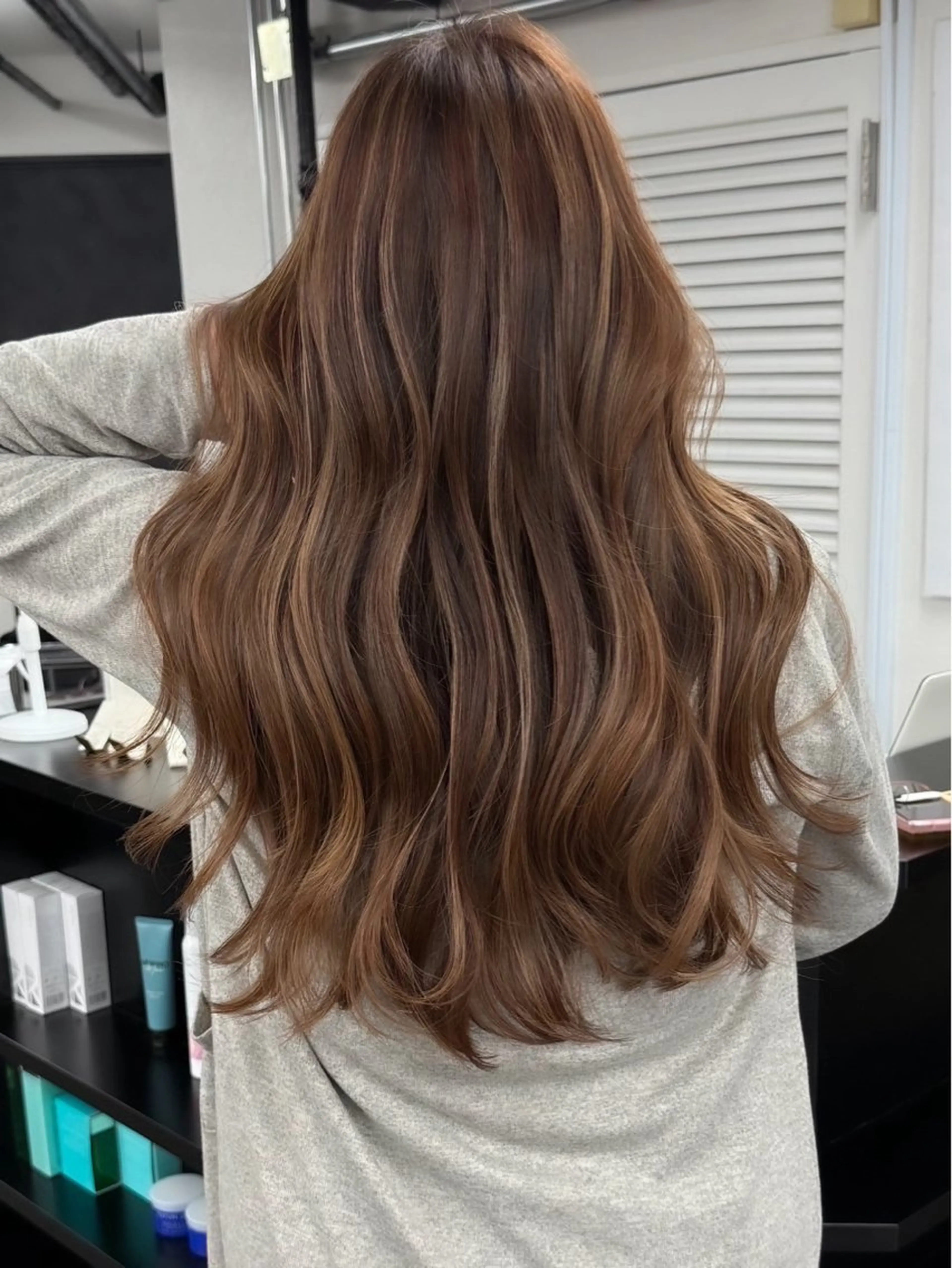 ロング カラー ハイライトカラー ハイトーンカラー ハイライト ヘアカラー 🌈透明感カラー🌈 🌟吉田祐介🌟のヘアスタイル