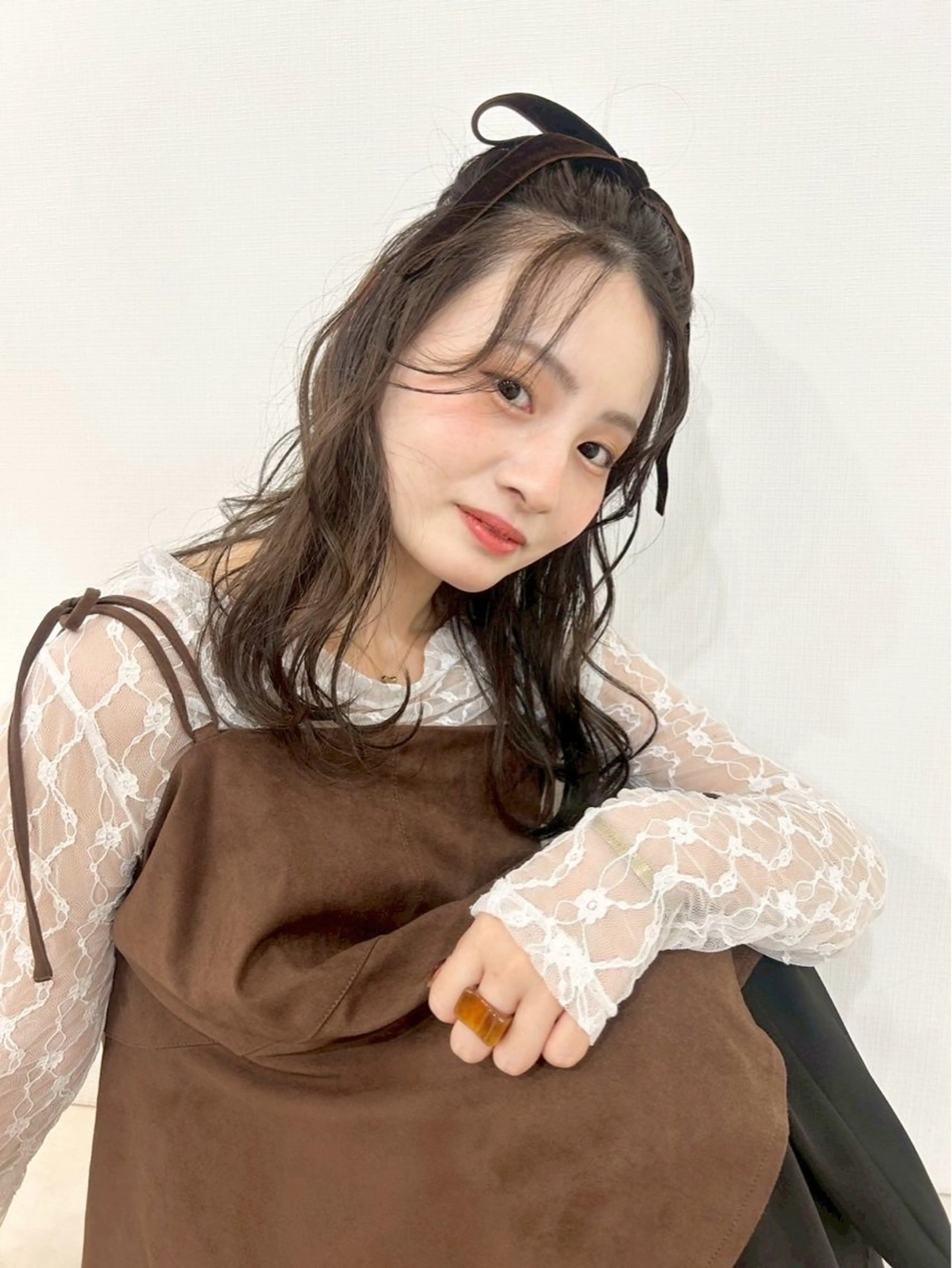 ミディアム カラー カット ヘアカラー amoretto _kokoroのヘアスタイル