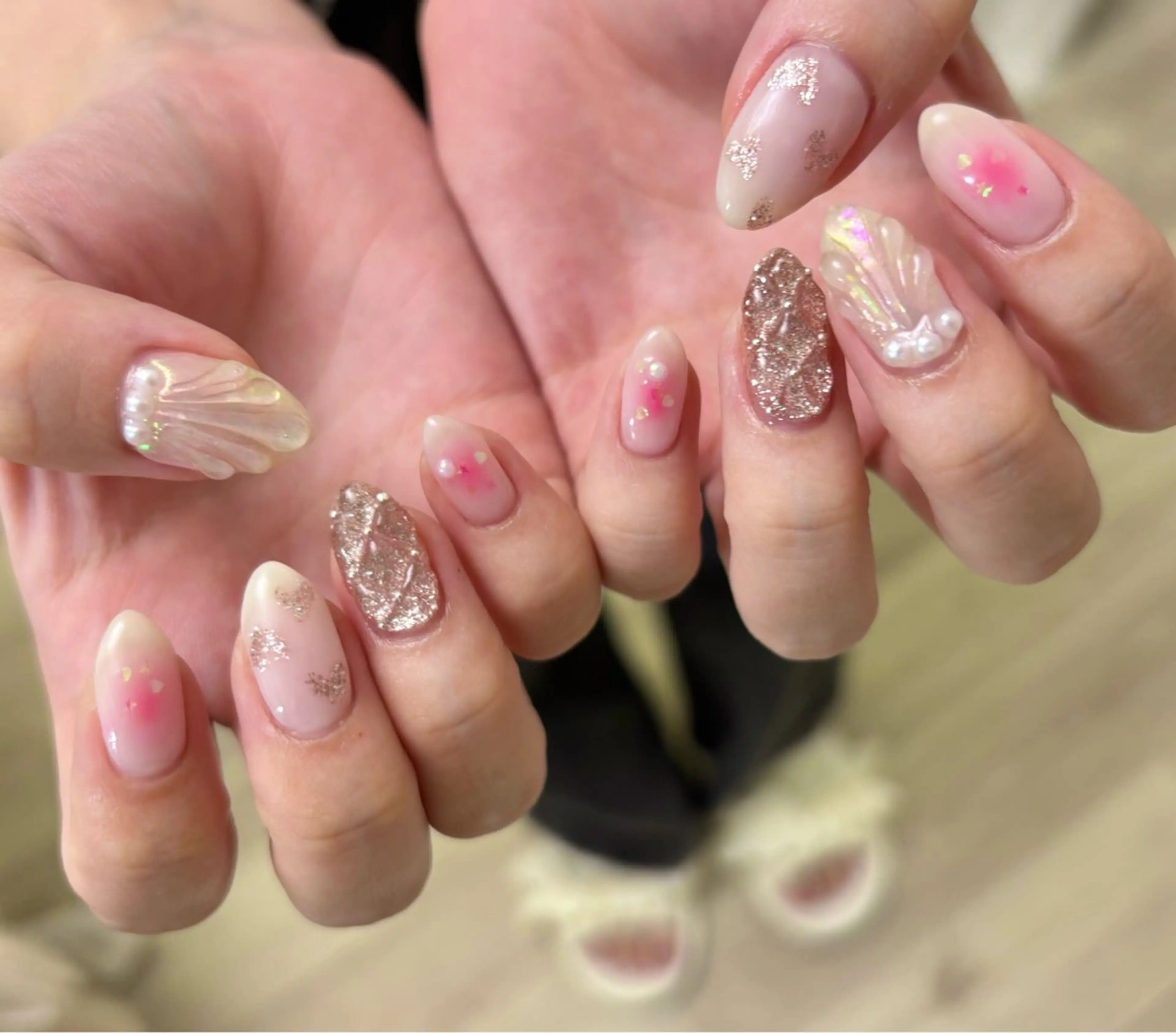 ネイル 持ち込み yurina ☆のネイルデザイン
