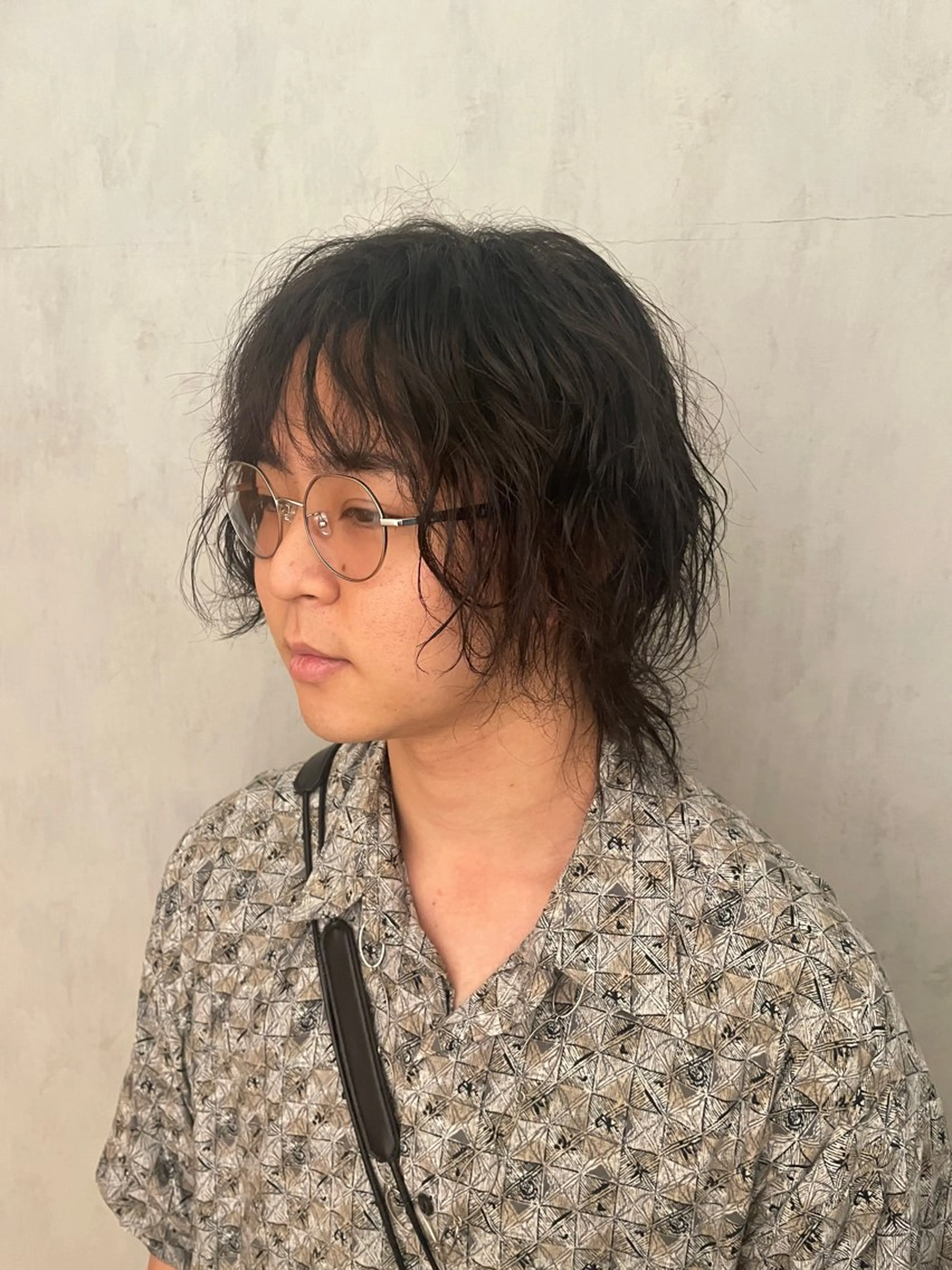ミディアム カット パーマ ma am zee所属・篠原一成/ メンズパーマ特化のヘアスタイル