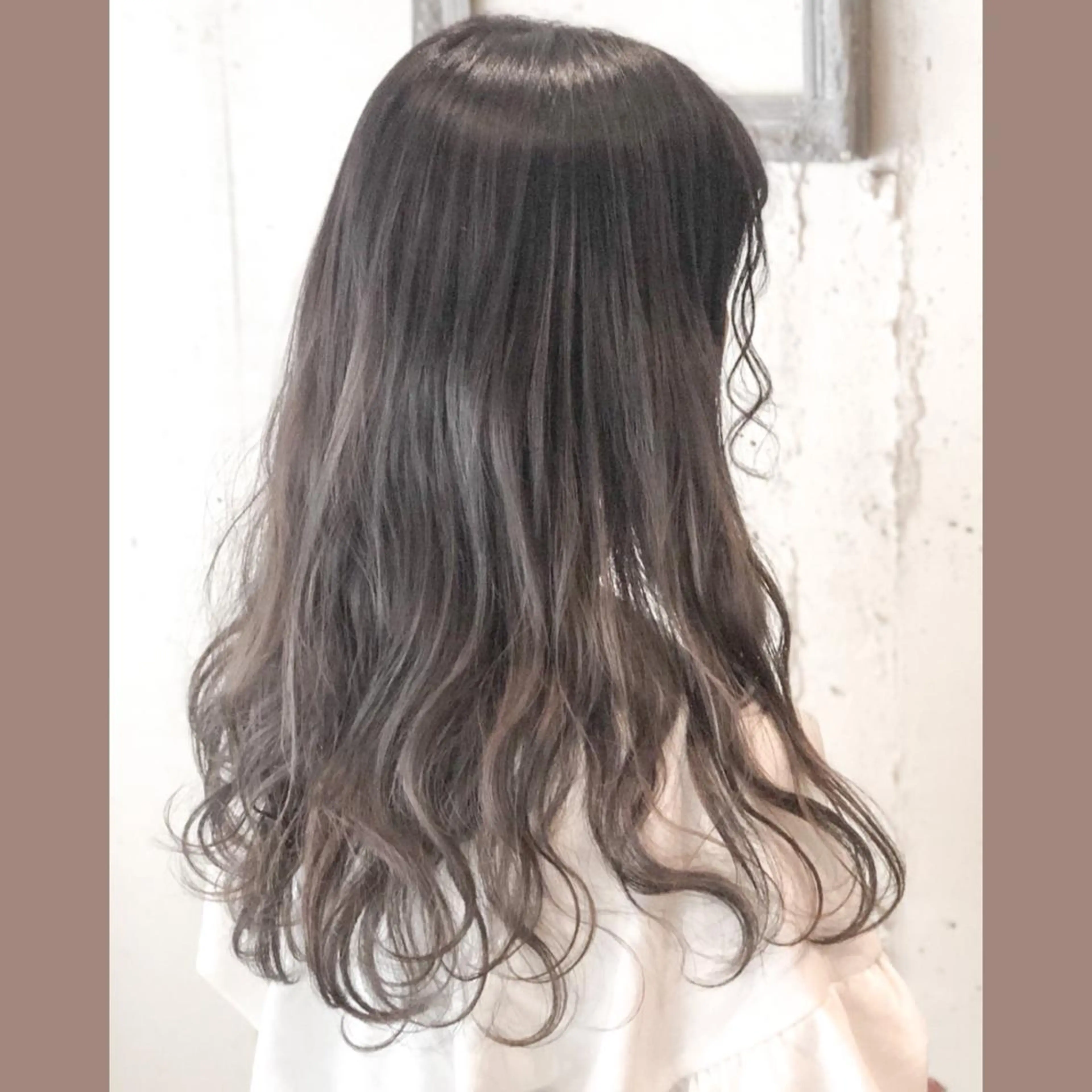 セミロング 𓅰なかがわ ふみな𓅯のヘアスタイル