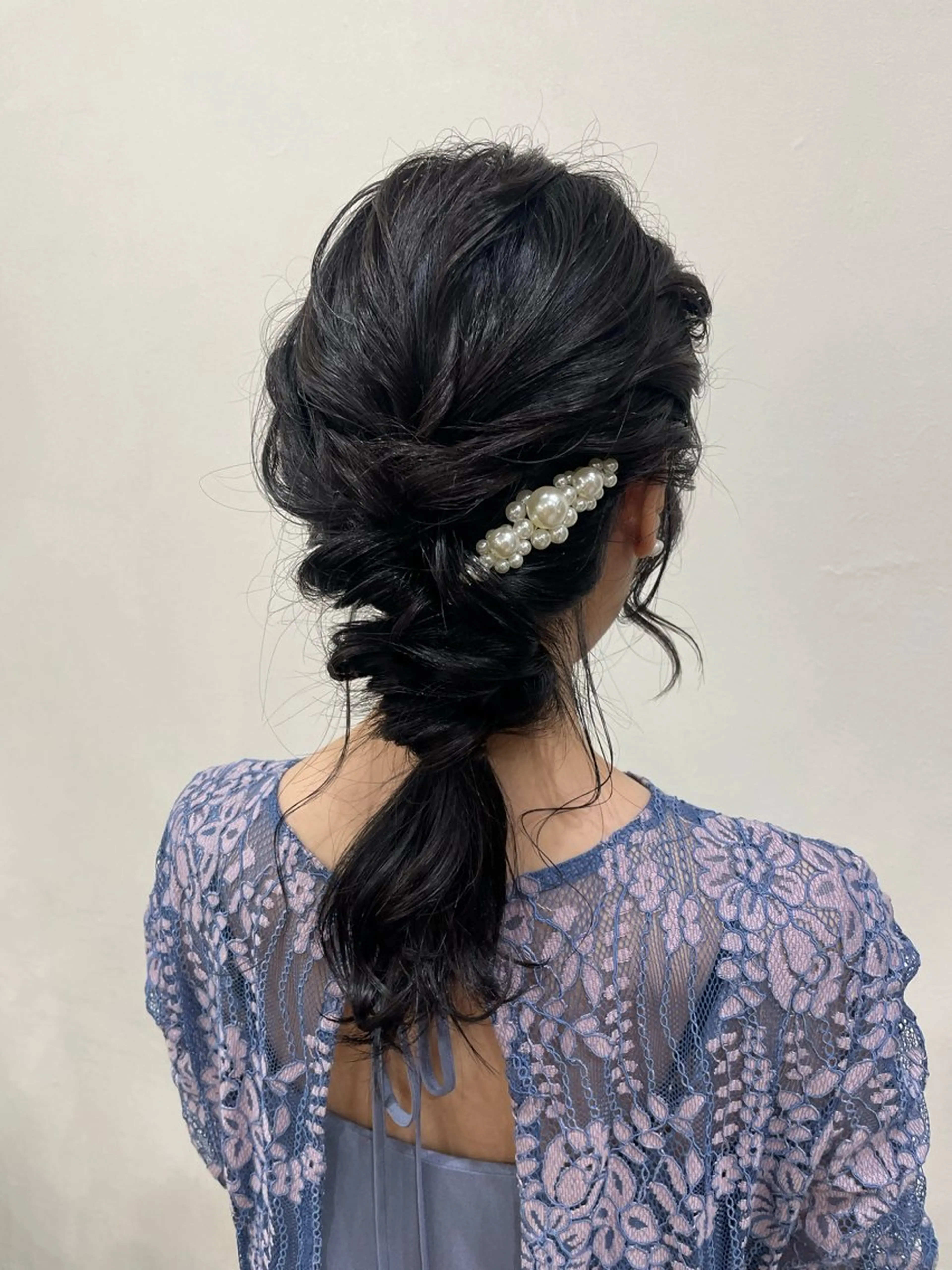 ロング ヘアセット 韓国風パーマ/ヘア セット/店長みづきのヘアスタイル