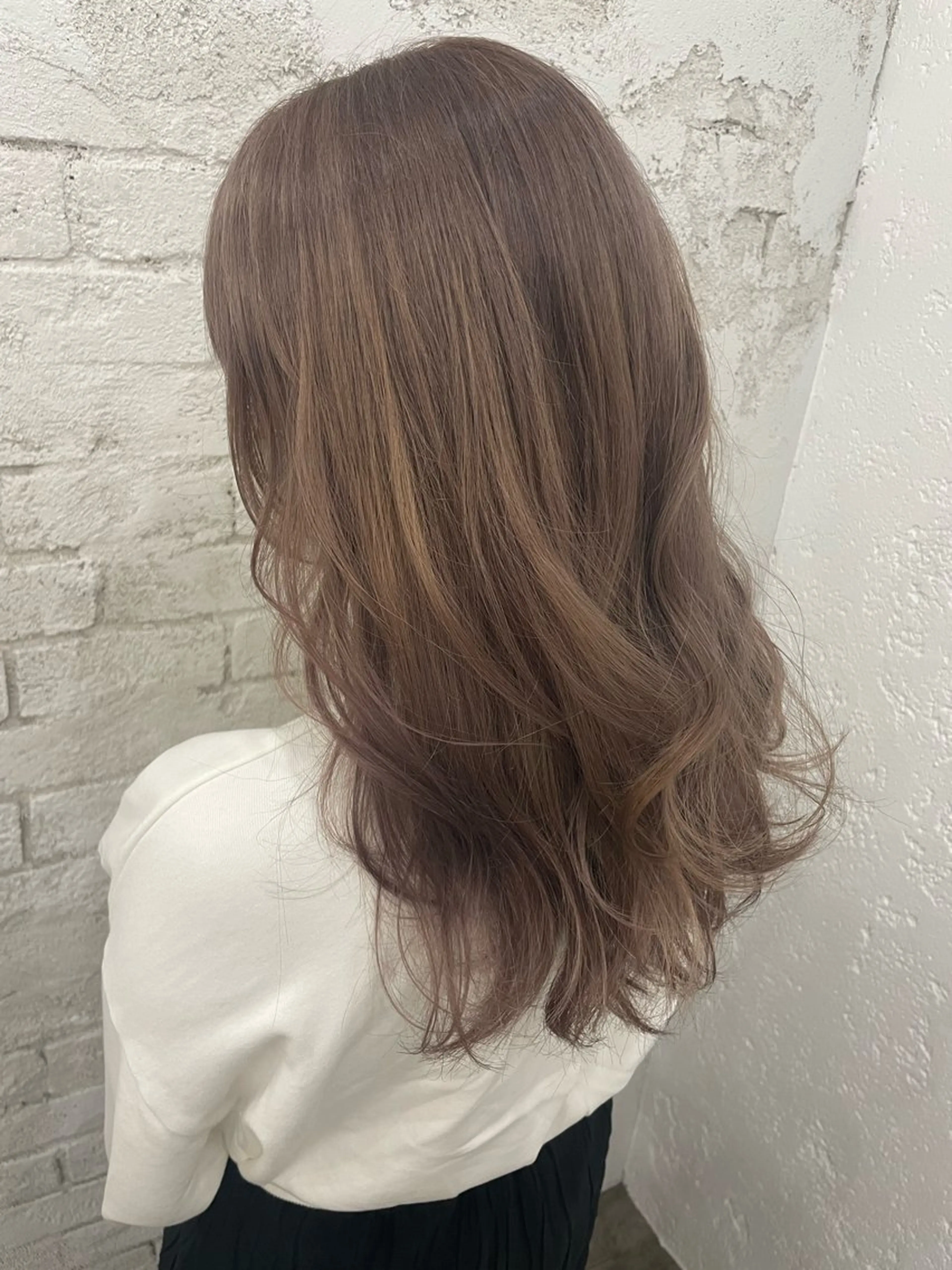 セミロング ヘアカラー 🎀モテ髪ﾐﾙｸﾃｨ ｰ🎀yasunaのヘアスタイル