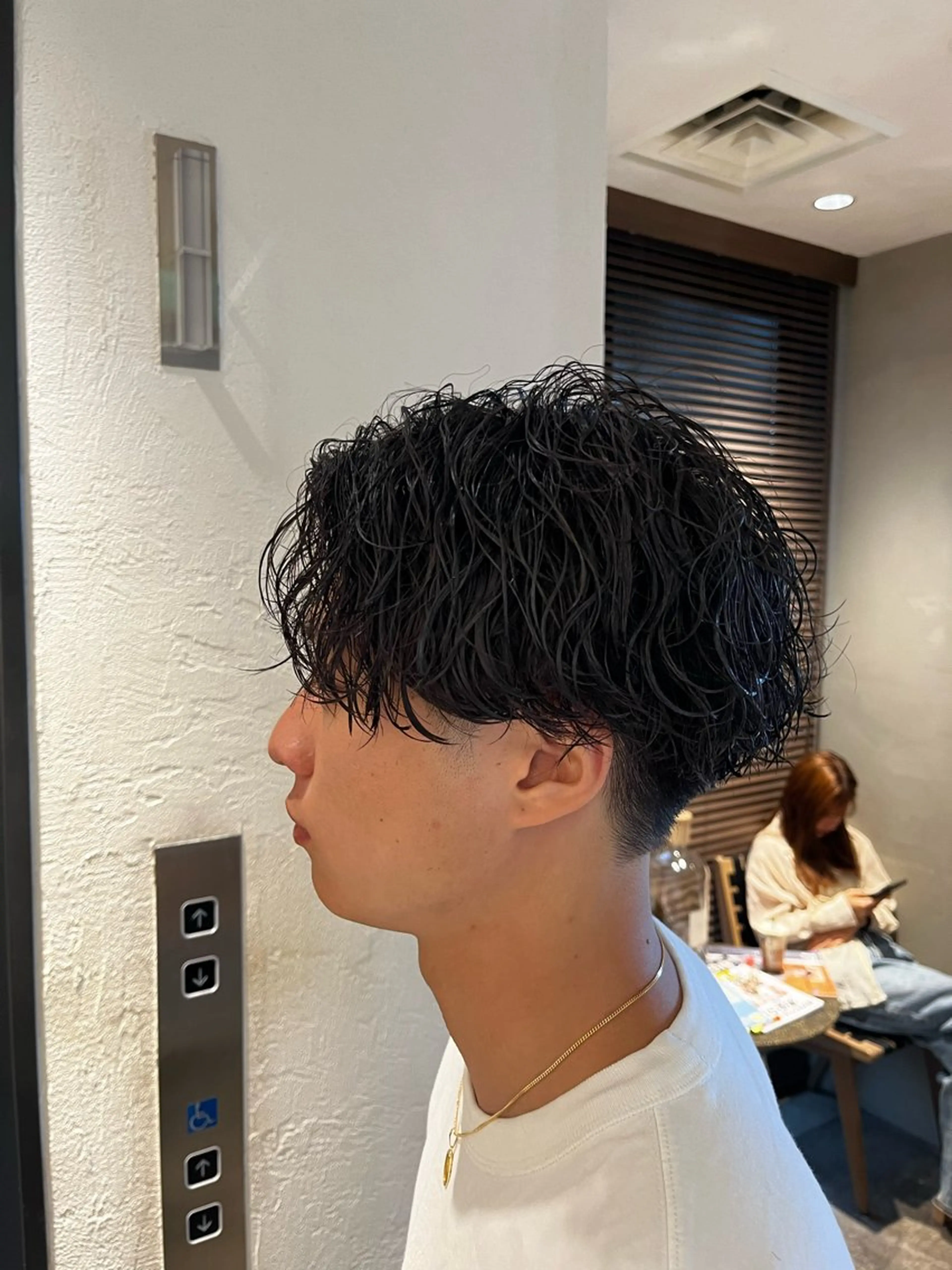 パーマ メンズ パーマ 岐阜駅/問屋町/玉宮 髪質改善/KAZÜのヘアスタイル