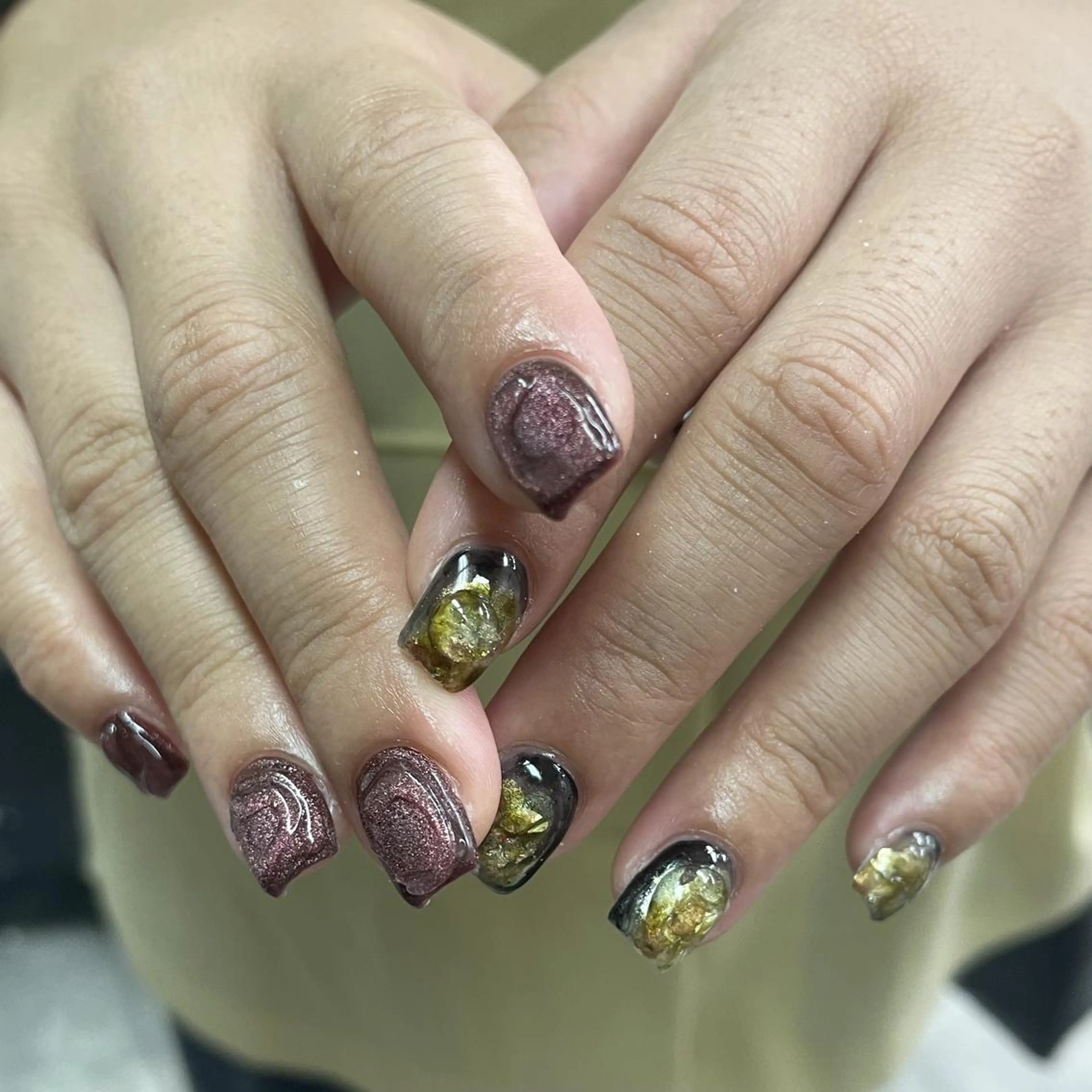 ネイル アートネイル ジェルネイル ニュアンスネイル スカルプネイル nailstudio eviz新宿店のネイルデザイン