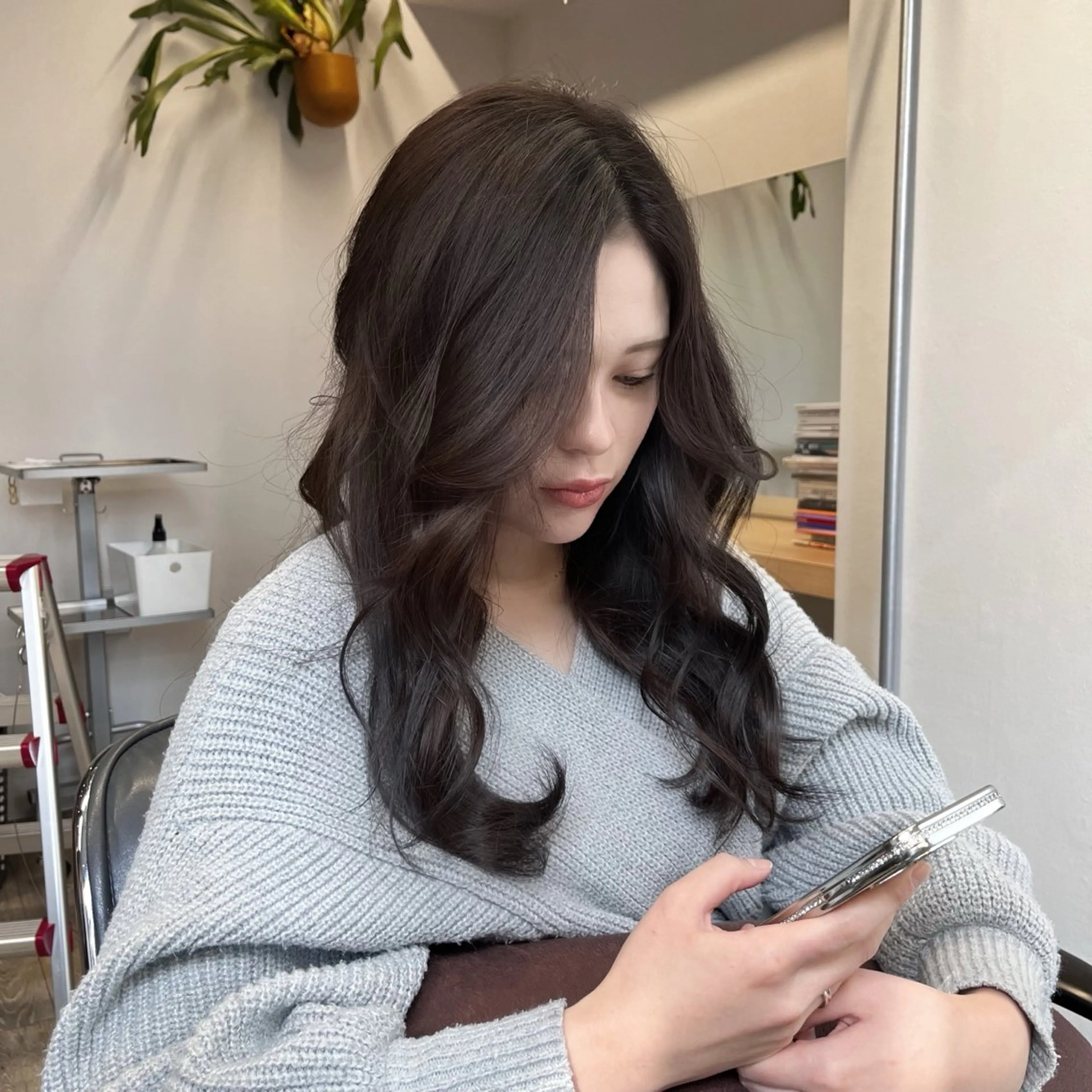 ロング カラー JIN/暖色カラー /髪質改善/艶髪のヘアスタイル