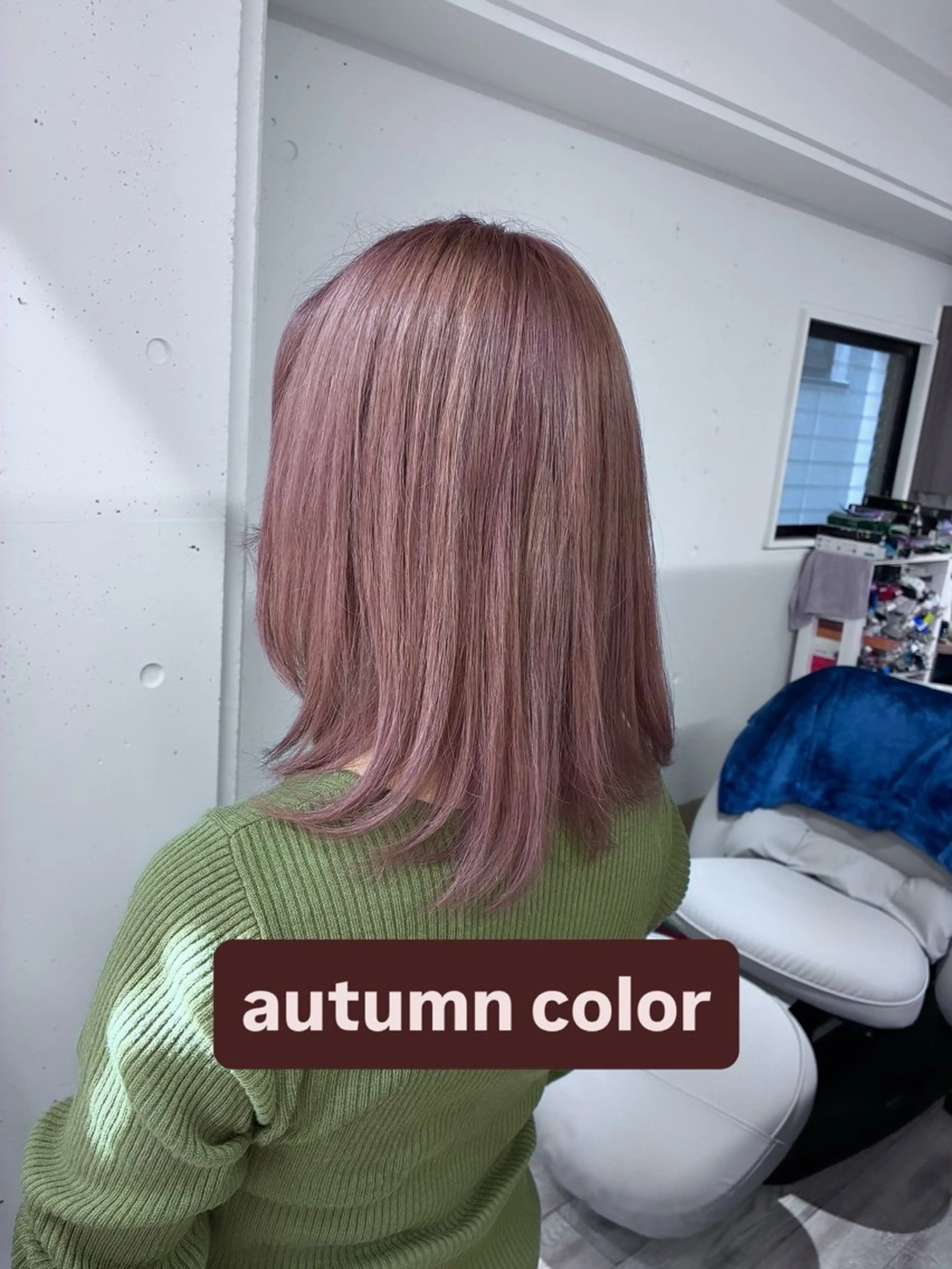 ミディアム カラー ヘアカラー ミルミー美容室所属・🦄💒💓齎藤 七海子🦄💒💓のマツエク・マツパデザイン