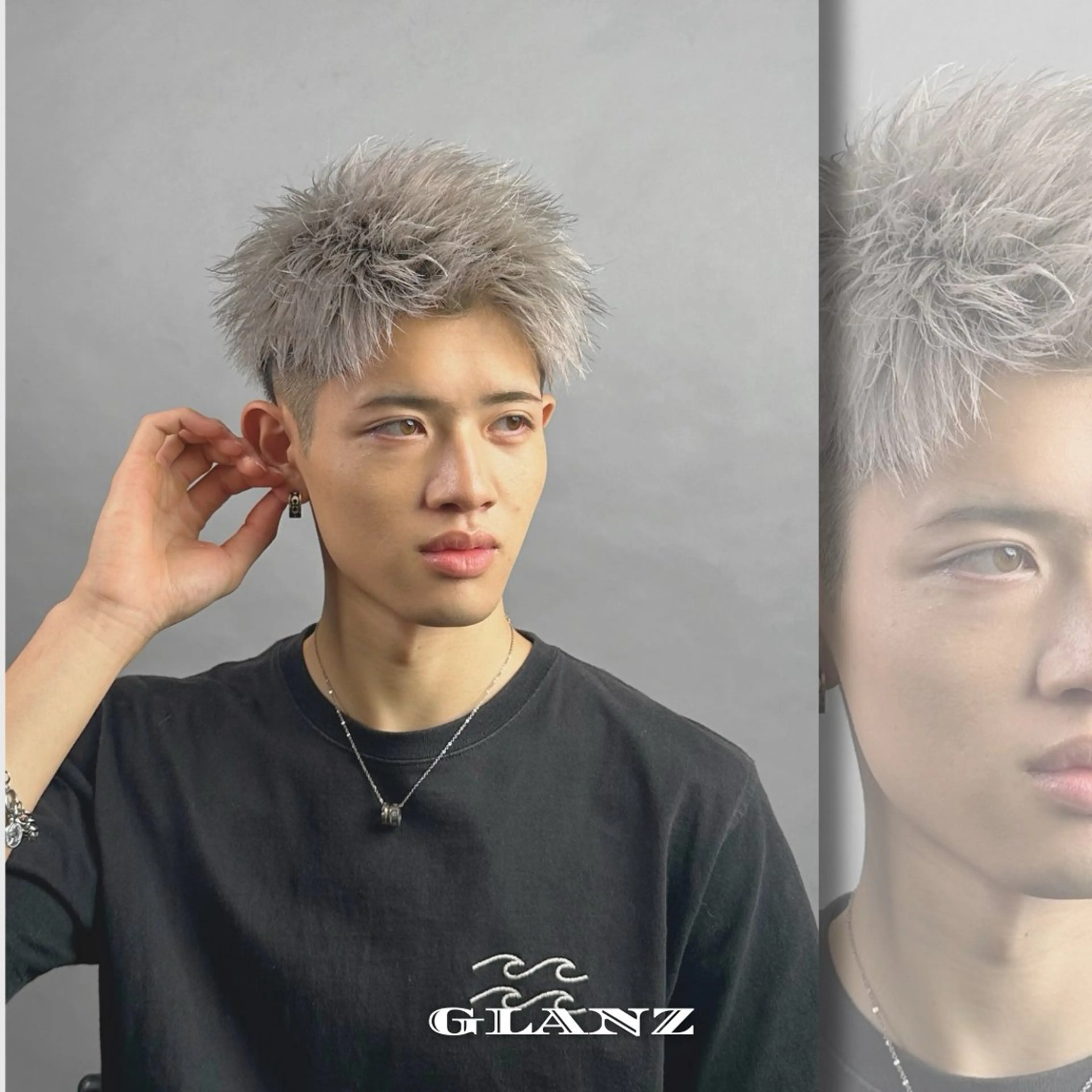 メンズ カット ヘアカラー GLANZ/メンズ カットモデル予約用のヘアスタイル