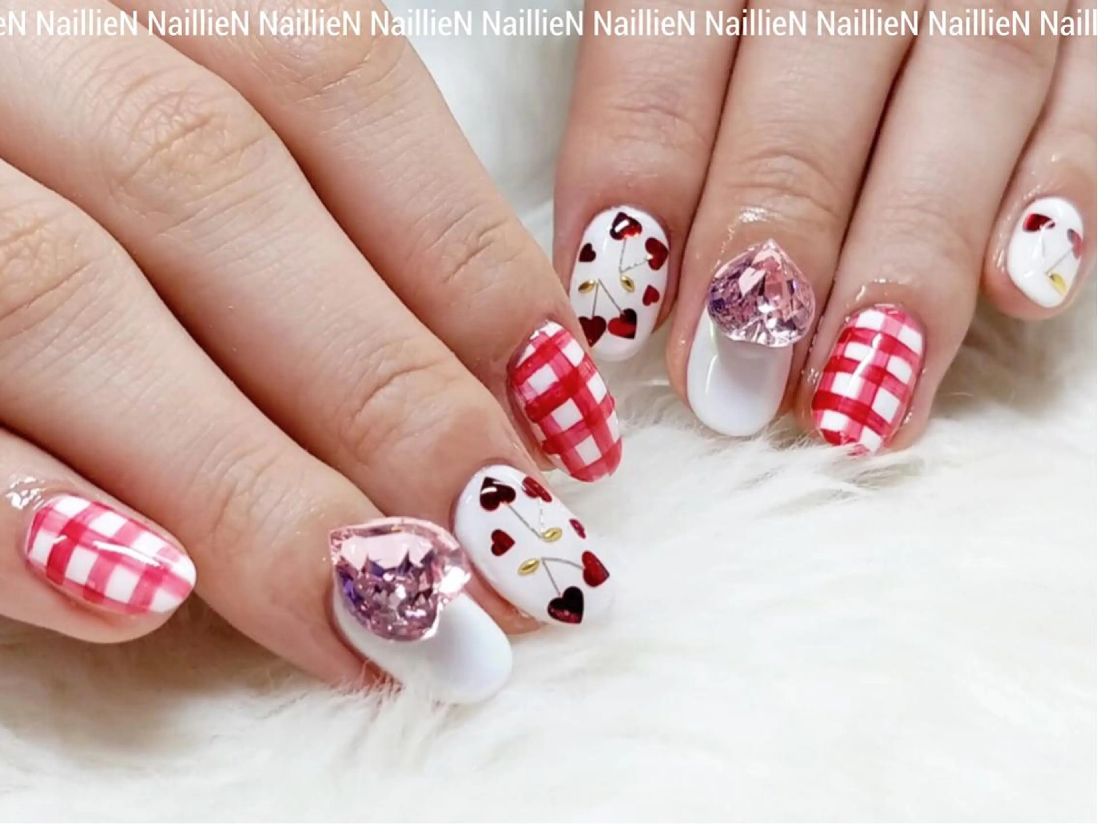 ネイル ハート Nail lieNのネイルデザイン