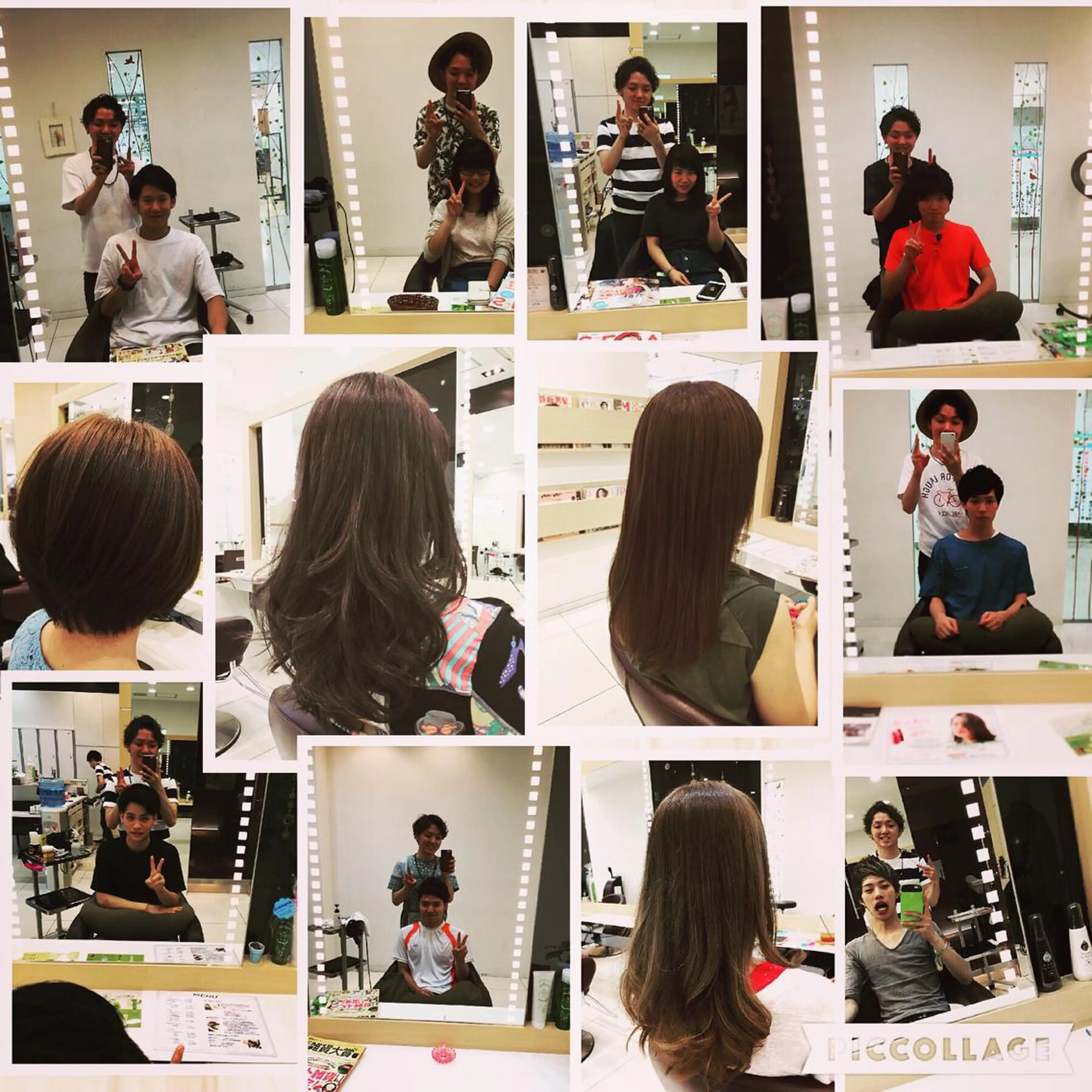 ショート ミディアム セミロング ロング カラー パーマ 中村 卓也のヘアスタイル