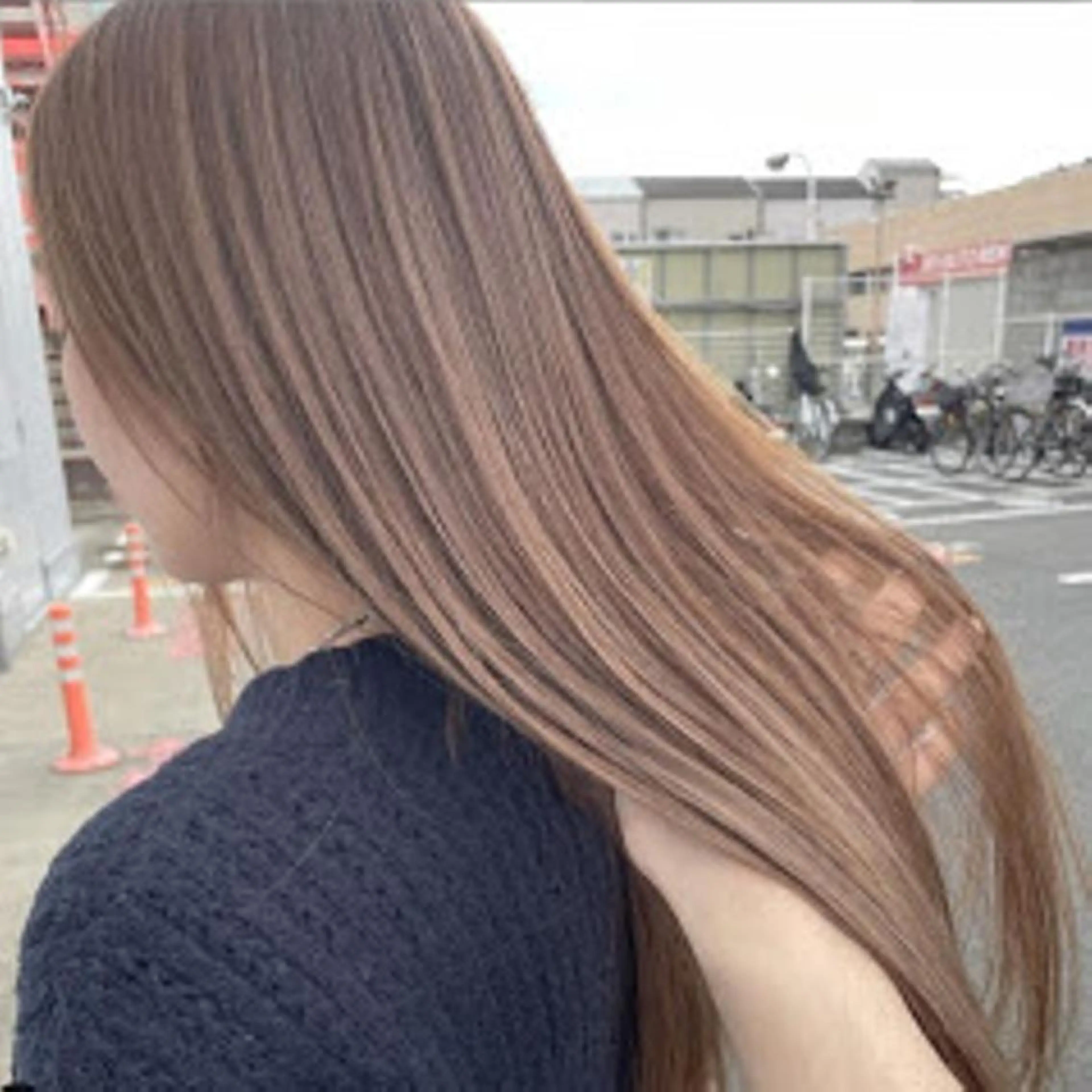 ミディアム 髪質改善 Noe心斎橋店のヘアスタイル