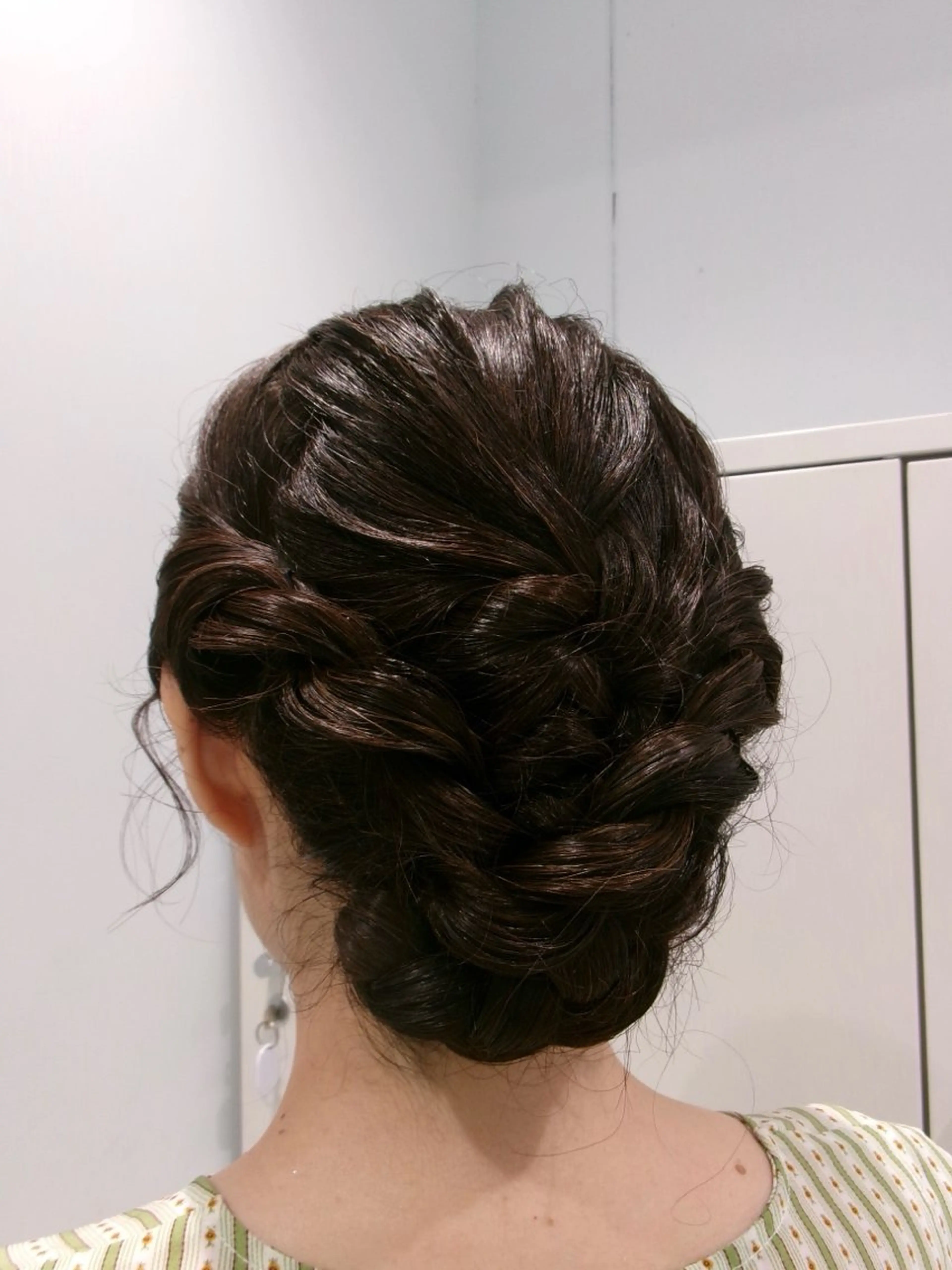 ロング ヘアアレンジ 着物ヘア ヘアセット なりた るいのヘアスタイル