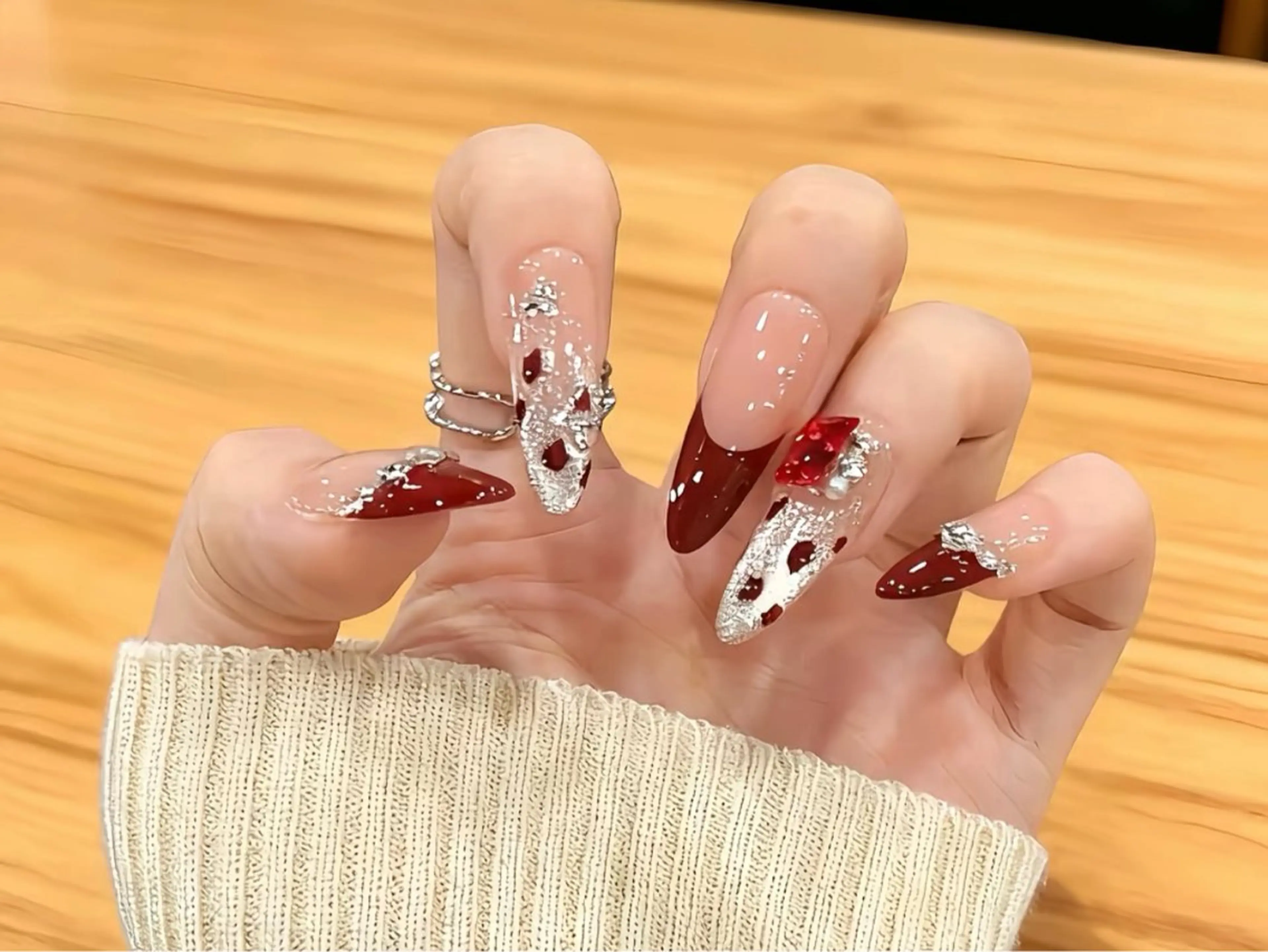 ネイル 長さ出し フットネイル ジェルネイル マグネットネイル 持ち込み ハンドネイル YMT NailStudio所属・YMT NailStudioのネイルデザイン