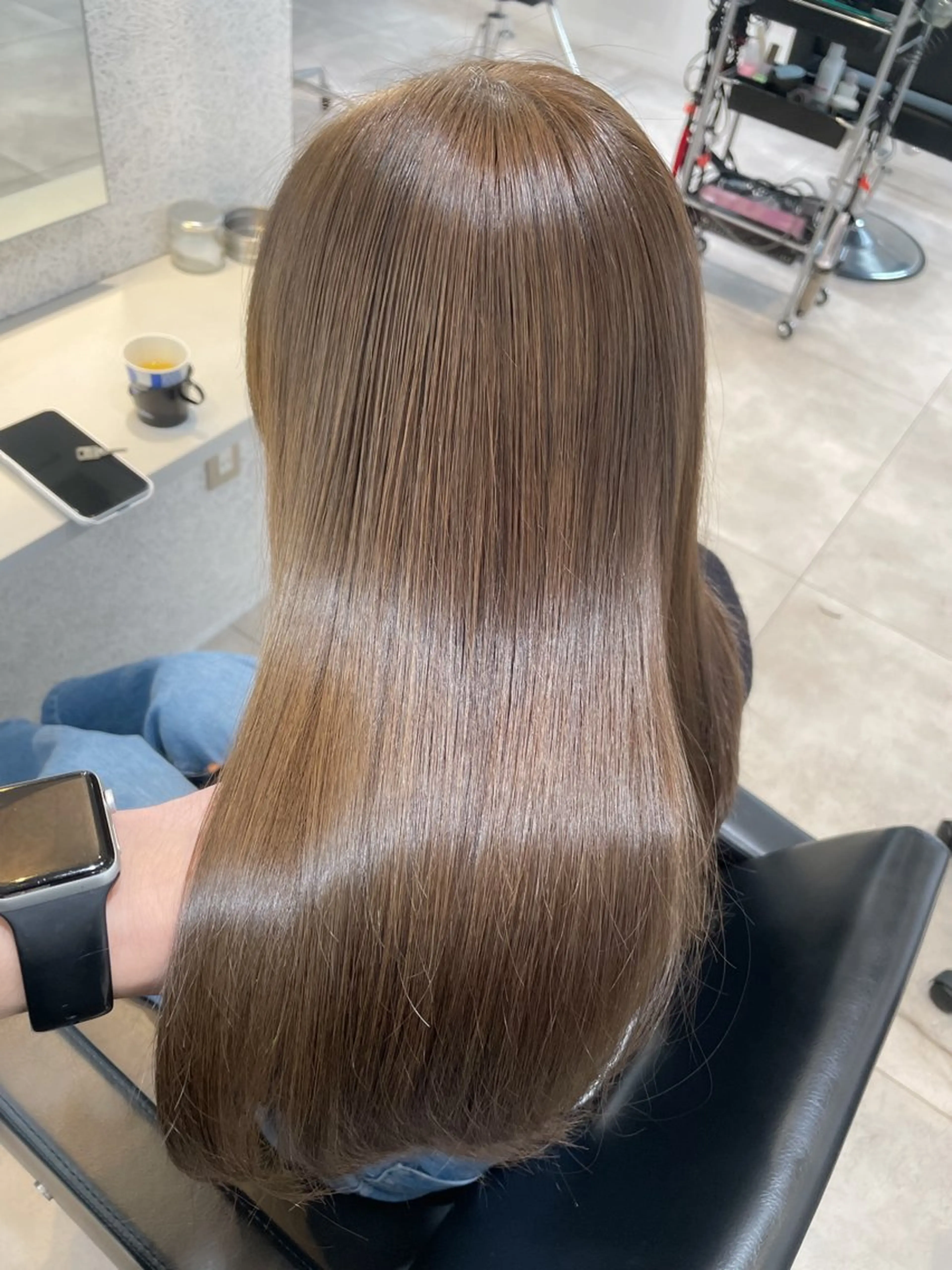 ロング カラー カット ヘアカラー トリートメント 佐藤 悠汰のヘアスタイル