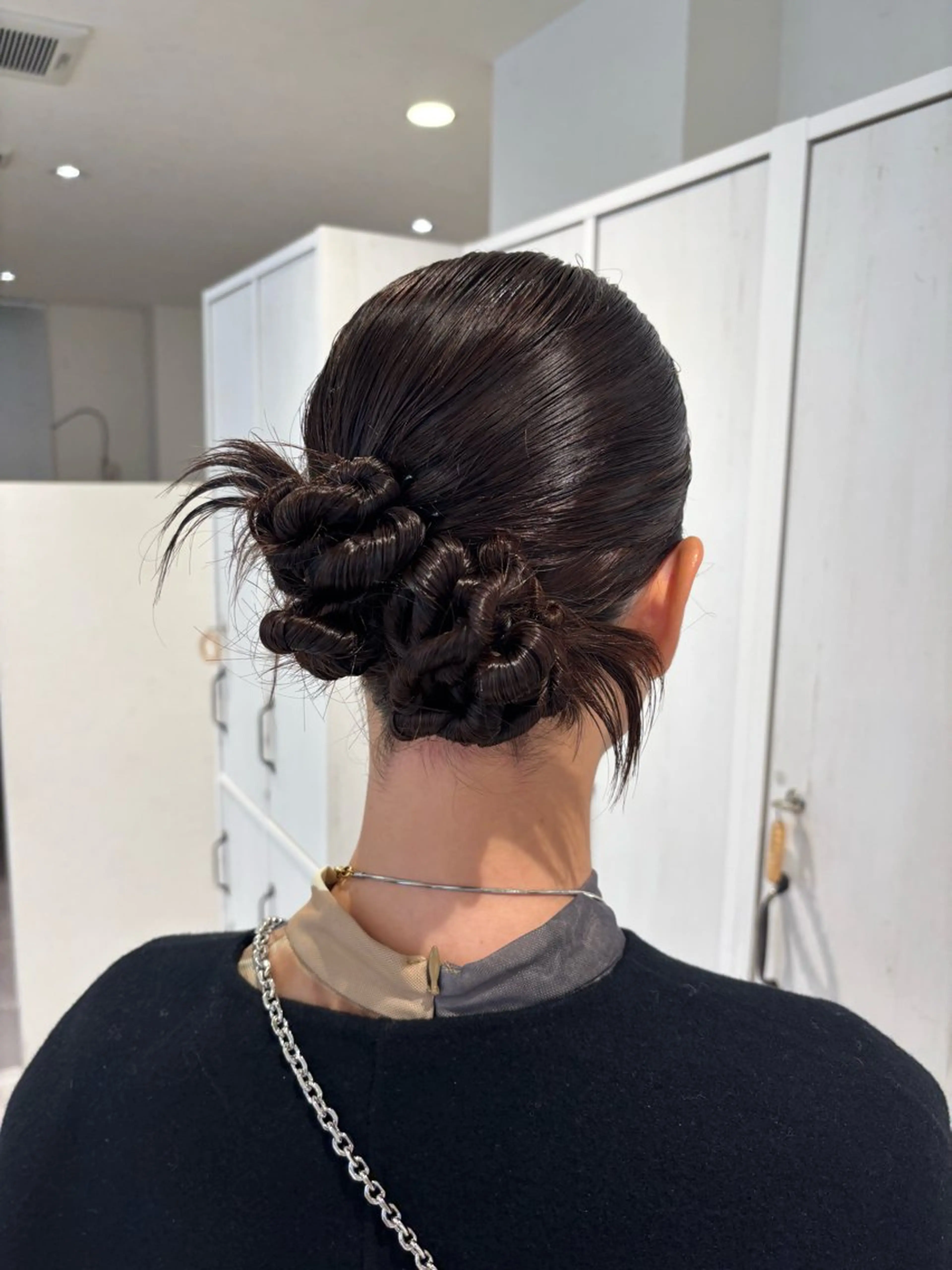 ヘアアレンジ ヘアセット 西野 楓加のヘアスタイル