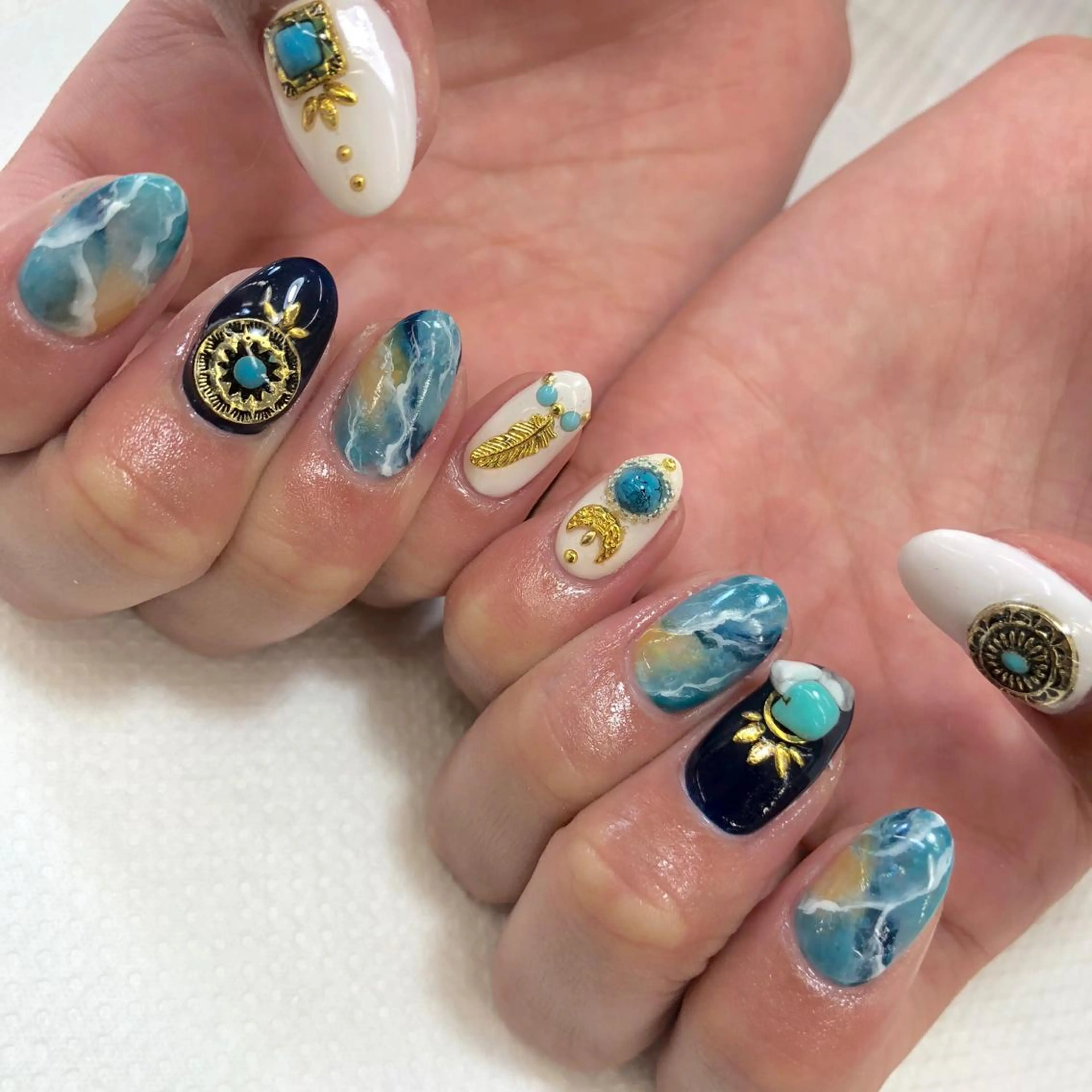 ネイル ハンドネイル Twinkling( private salon)所属・伊藤 京香のネイルデザイン