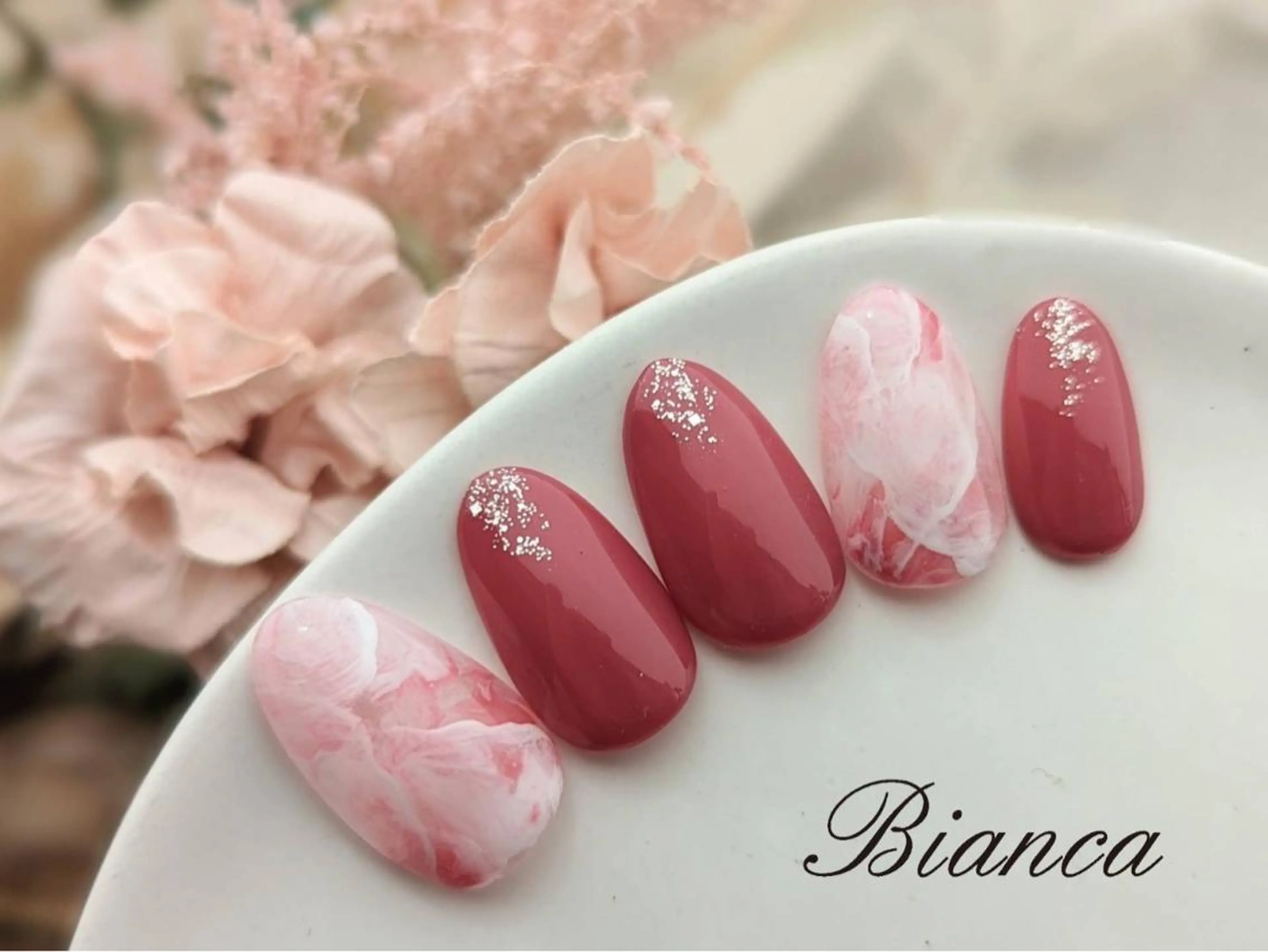 ネイル ジェルネイル パラジェル バイオジェル ハンドネイル Bianca赤羽 松元🥣🫧のネイルデザイン