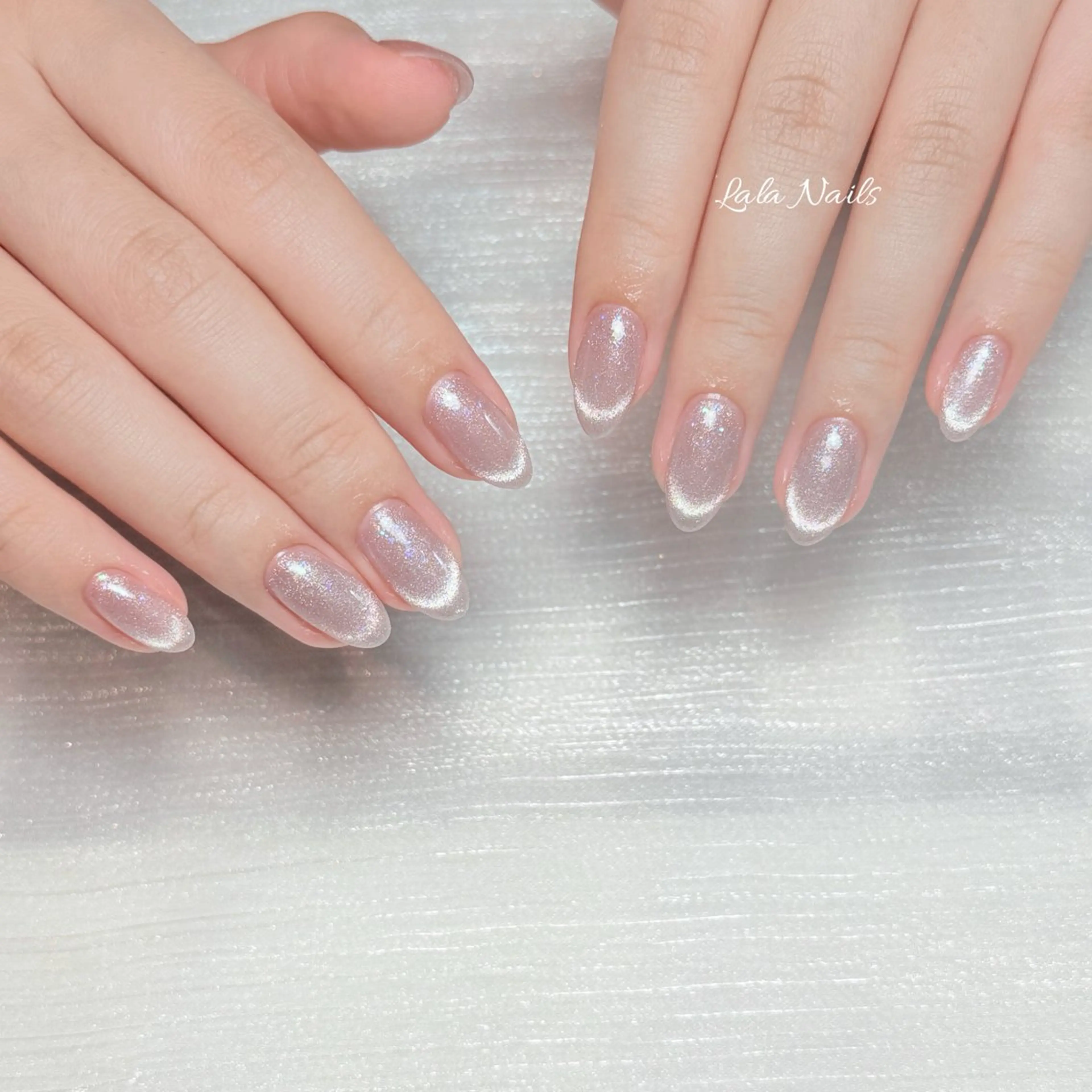 ネイル アートネイル 長さ出し フレンチネイル グラデーション 韓国ネイル ハンドネイル ハンドケア Lala Nails所属・Lala Nailsのネイルデザイン