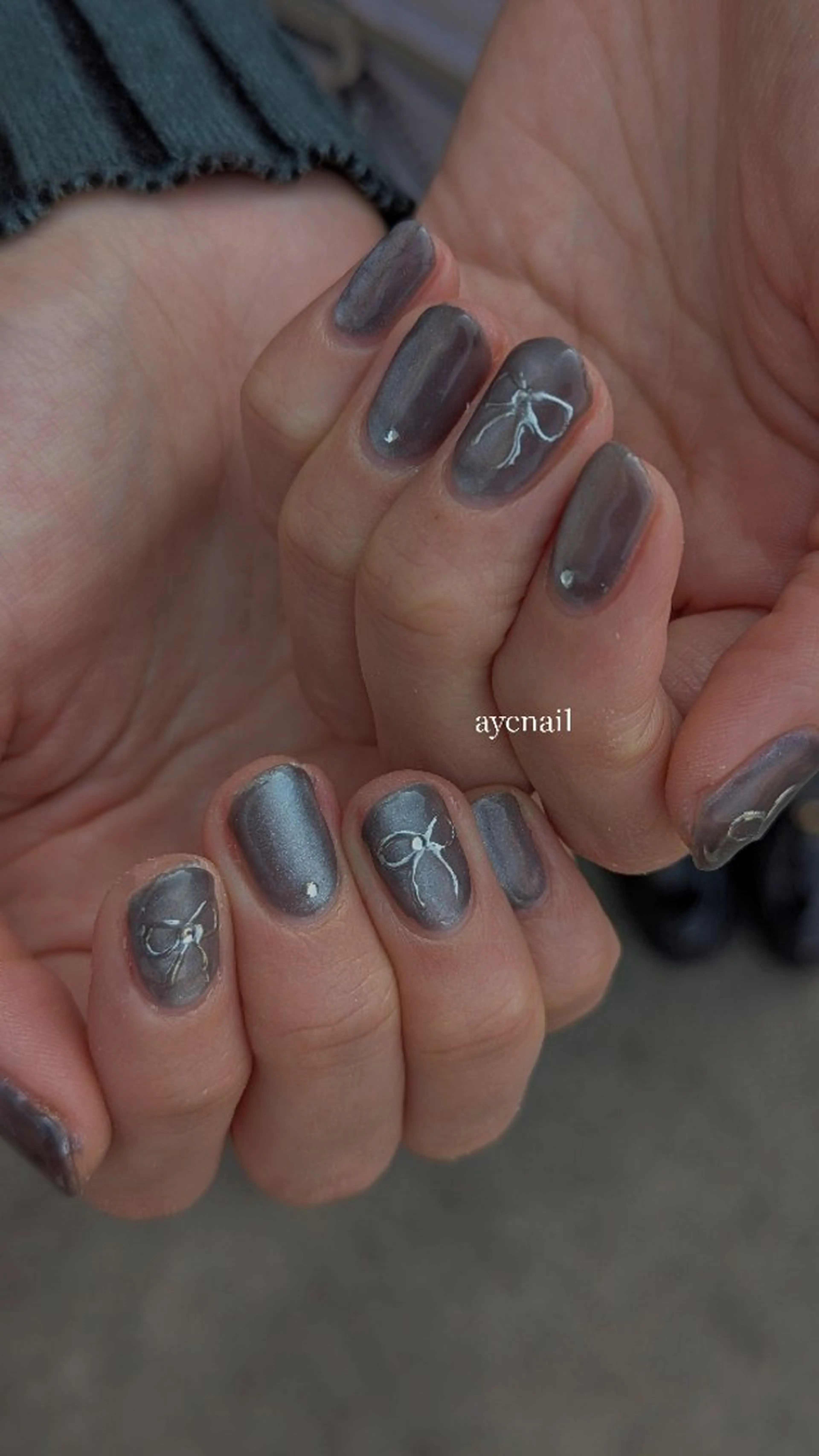 ショート ハンドネイル aycnail 　Ayakaのネイルデザイン