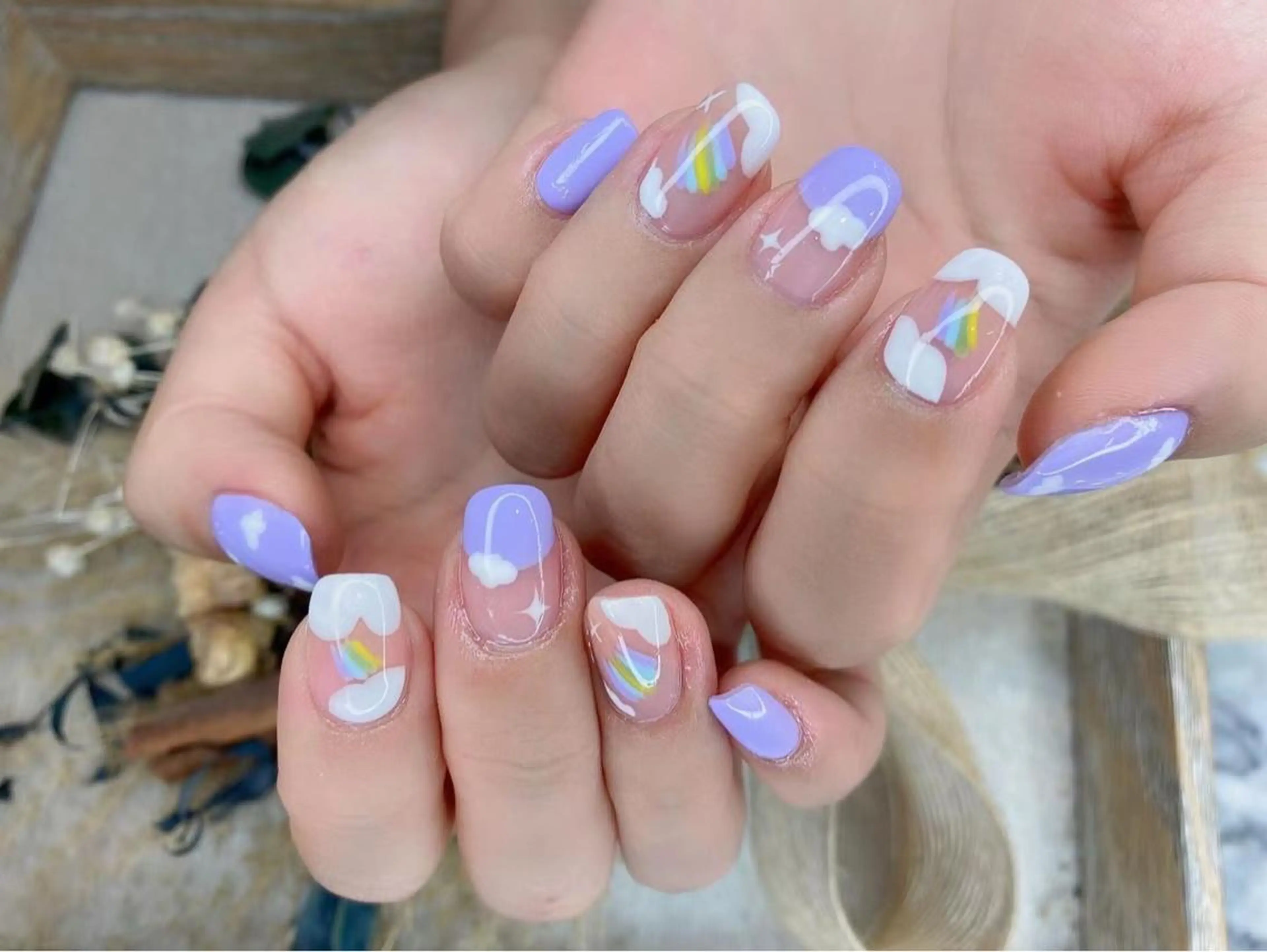 ネイル クリアネイル Babarla Nailのネイルデザイン