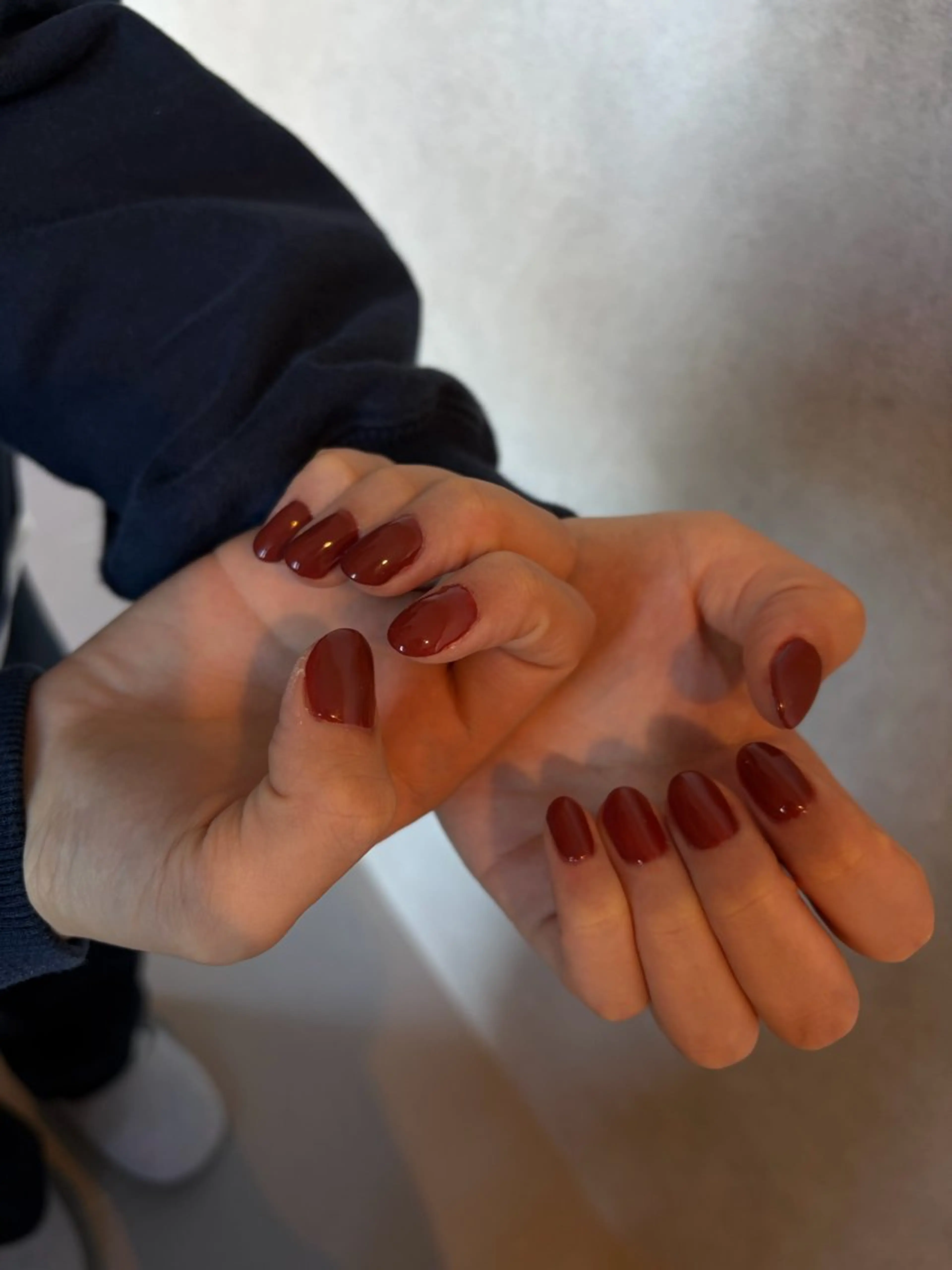 ネイル ワンカラーネイル GLOW/NAIL EMIのネイルデザイン