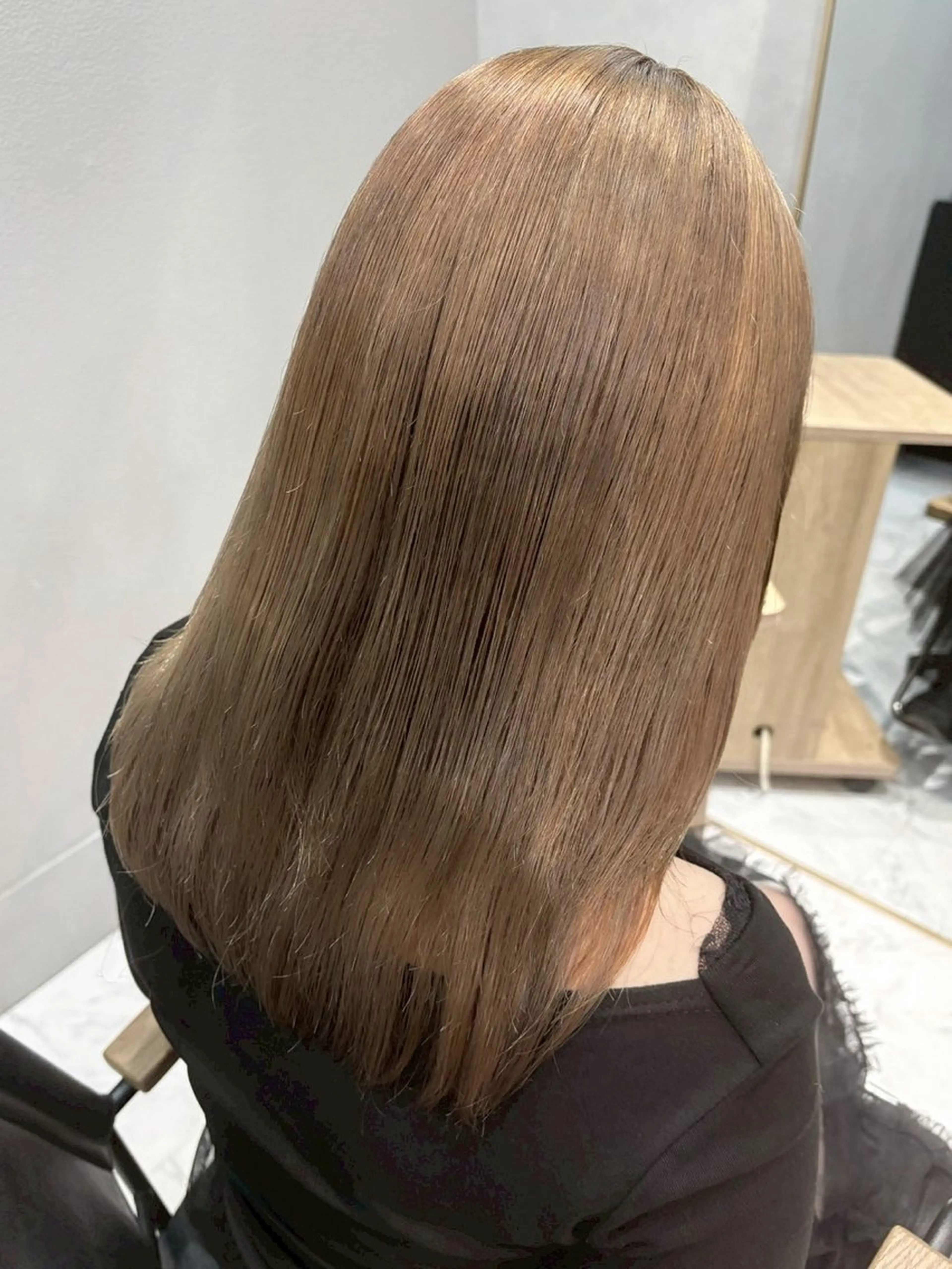 ロング カラー カット ヘアカラー トリートメント ハイトーン/韓国風/ 艶髪/吉祥寺のヘアスタイル