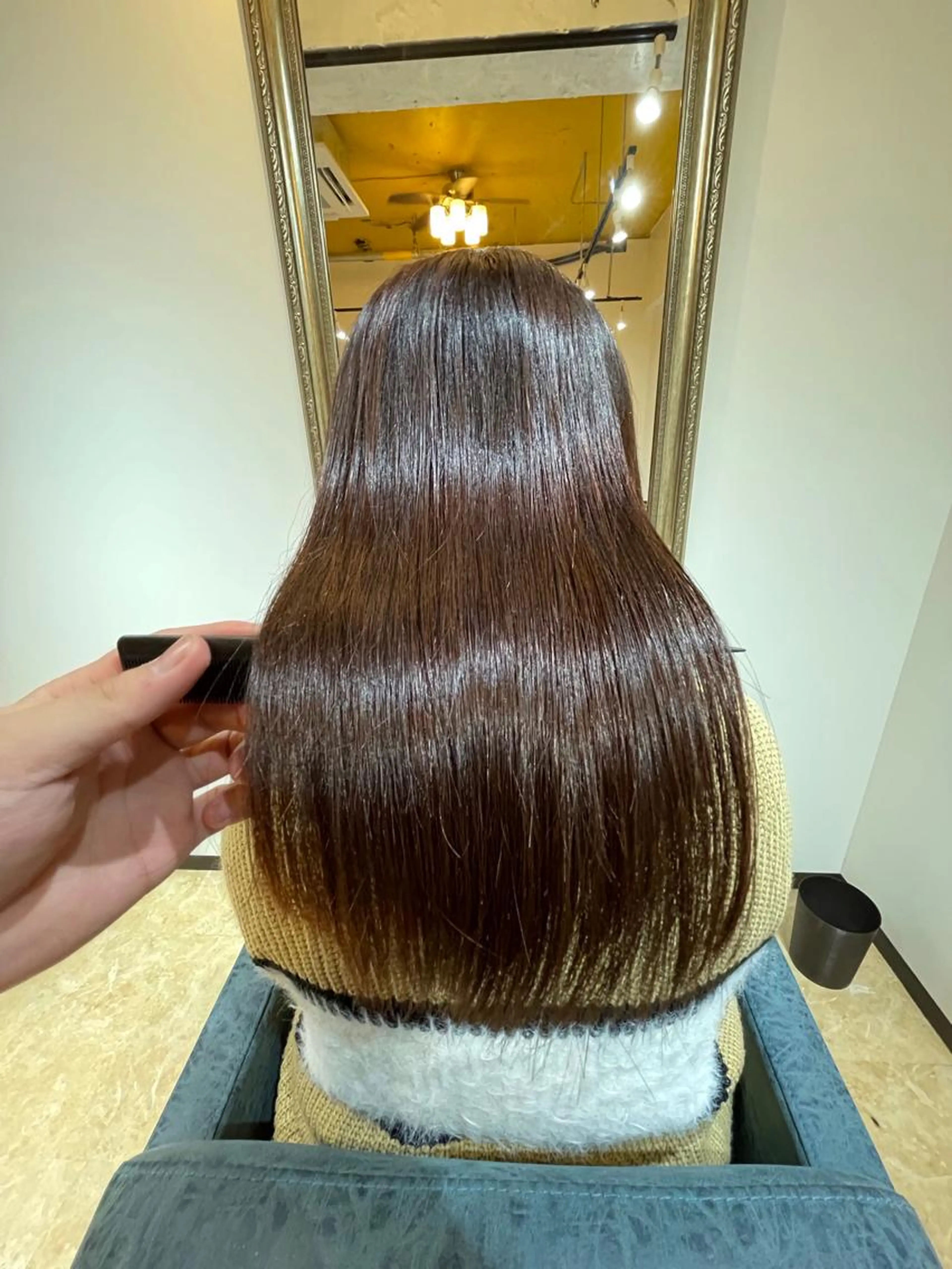 ミニモ限定！カット+カラー+髪質改善+最高級トリートメント☘️💫の写真