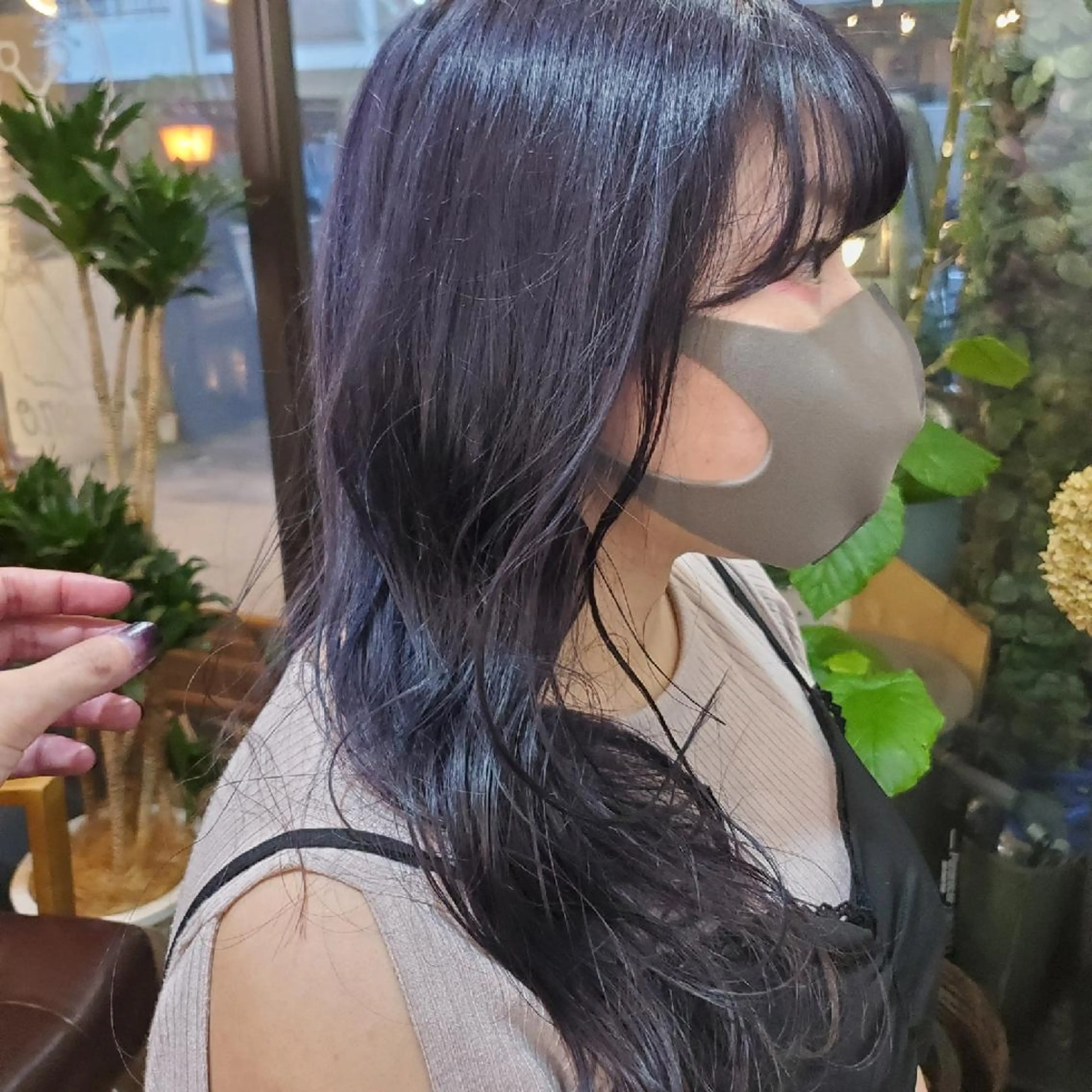 ロング カラー カット ヘアカラー トリートメント フリーランス所属・韓国ヘア レイヤー くびれヘアMATSUのヘアスタイル