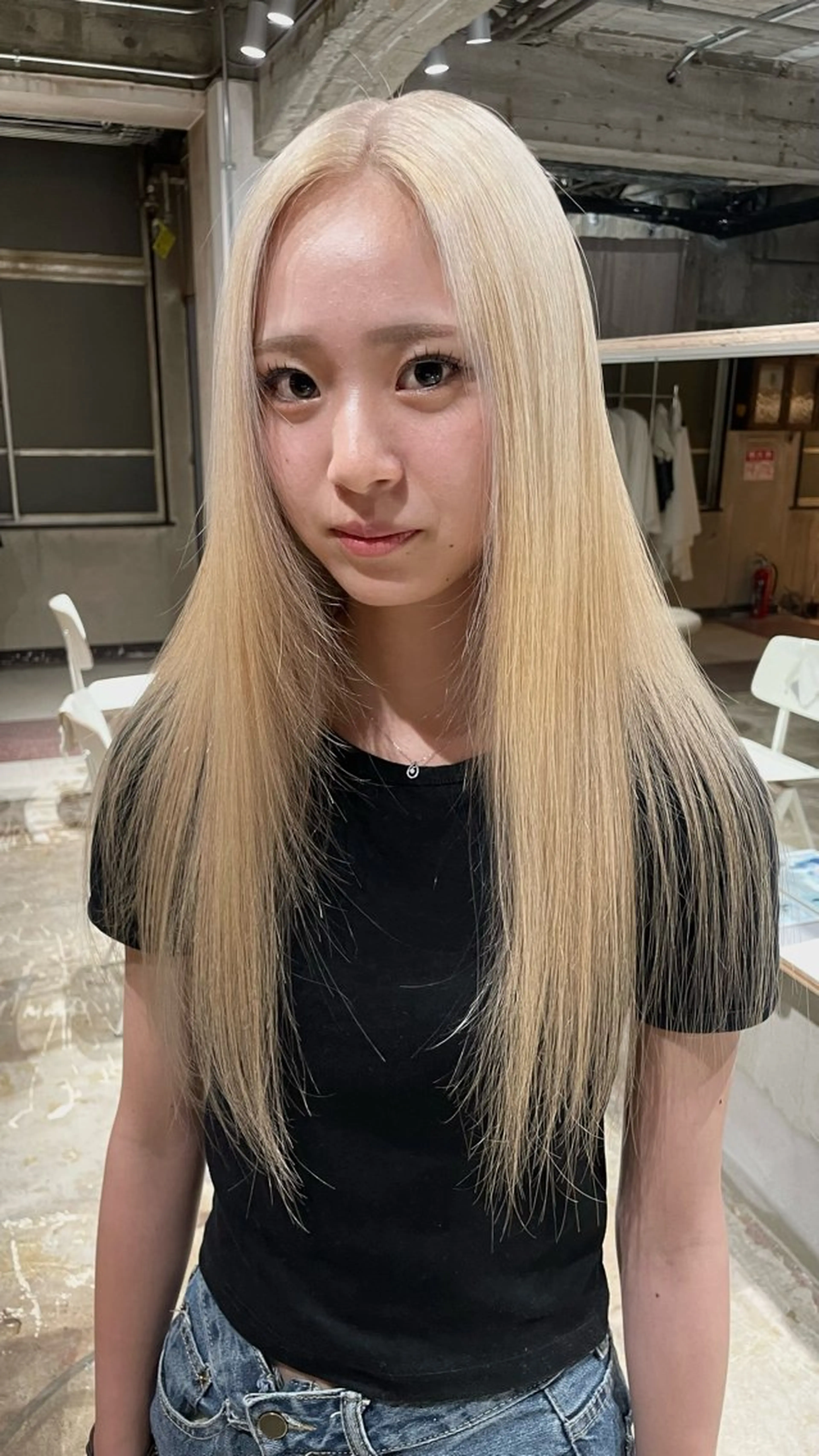 ロング カラー ヘアカラー 中馬 未来のヘアスタイル