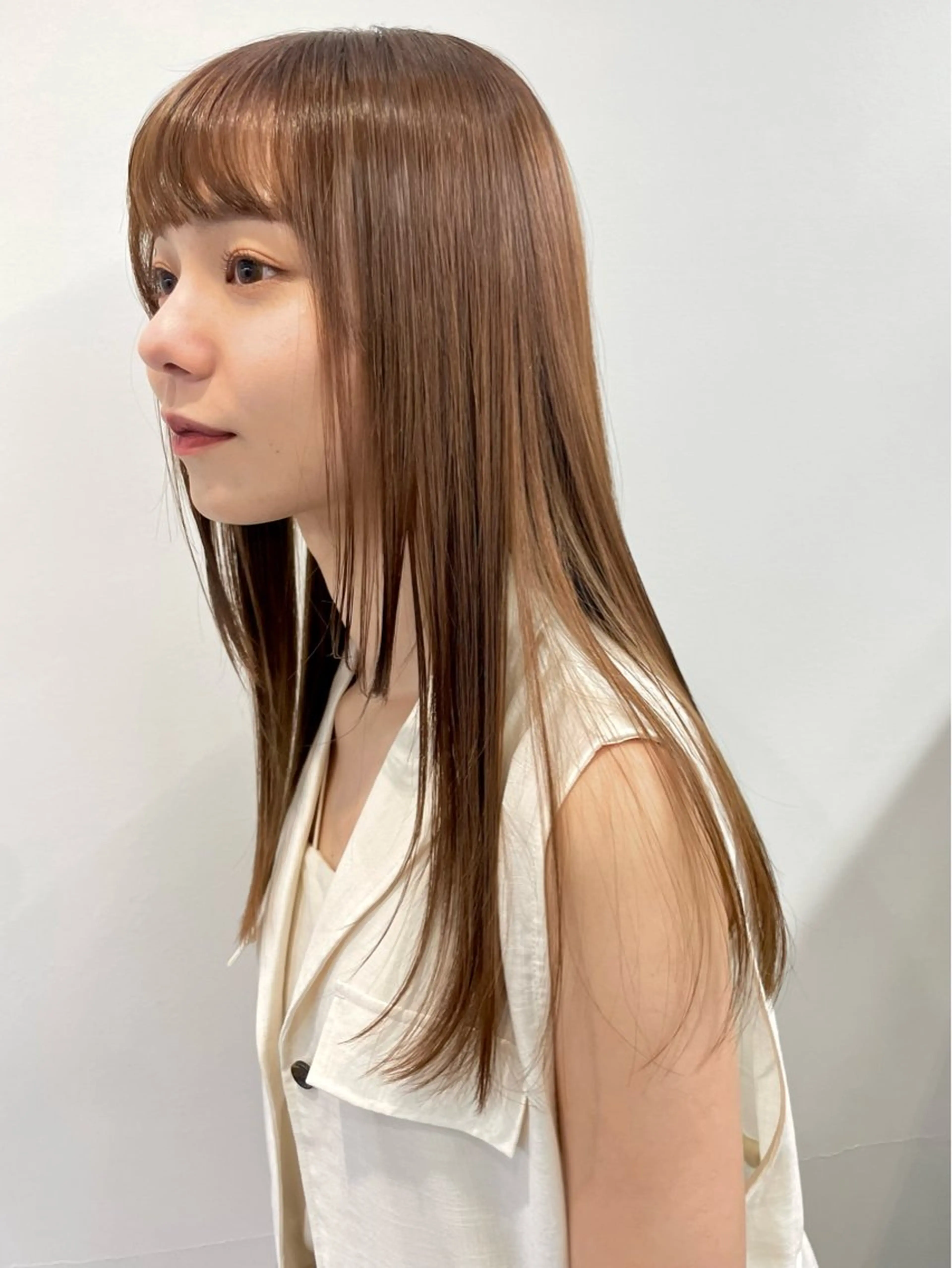 ロング ヘアカラー トリートメント soigné 表参道【ソワネ】所属・🖱️透明感カラー ×髪質改善Rikyuのヘアスタイル