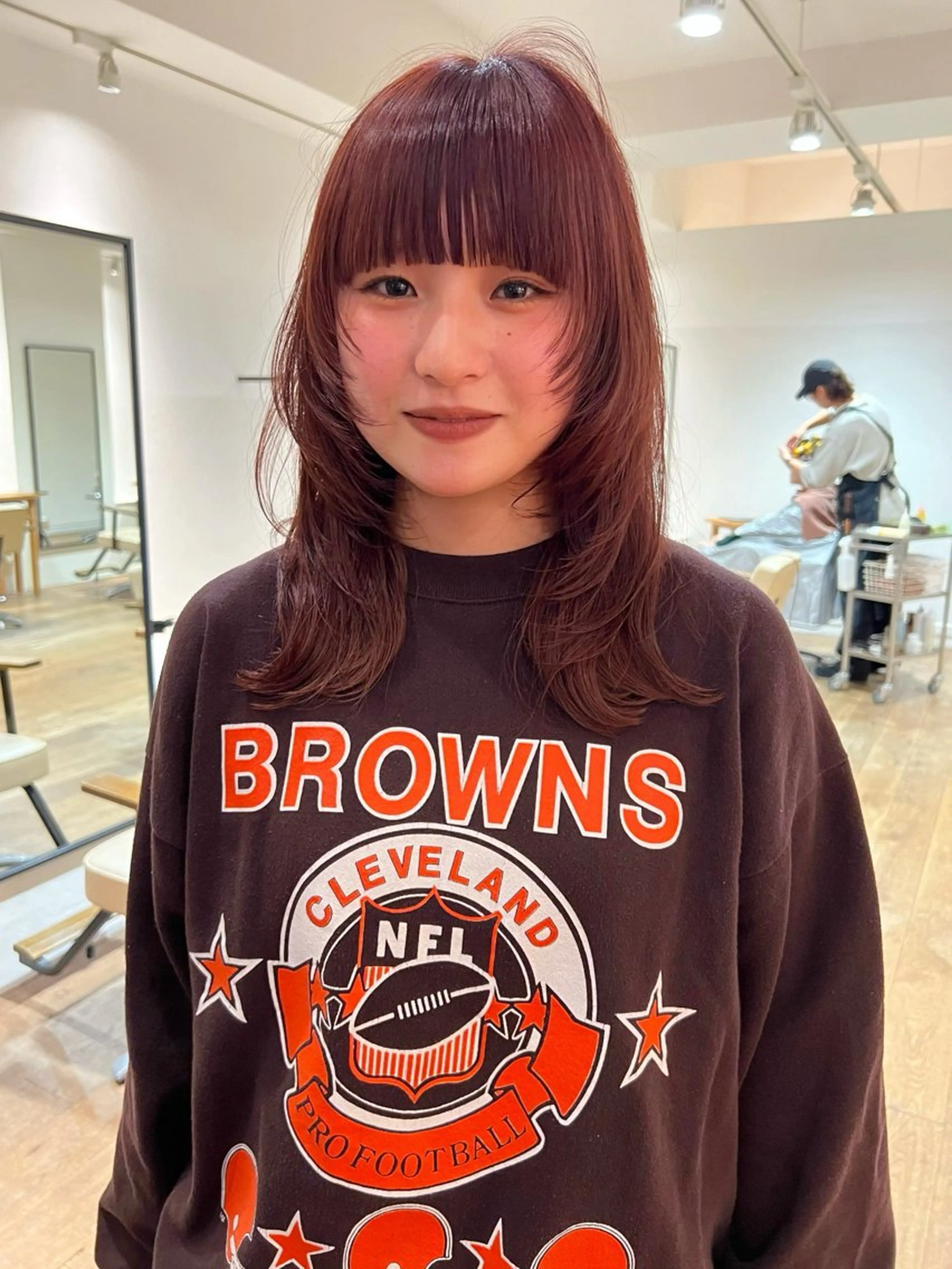 前髪カット+スタイリングの写真