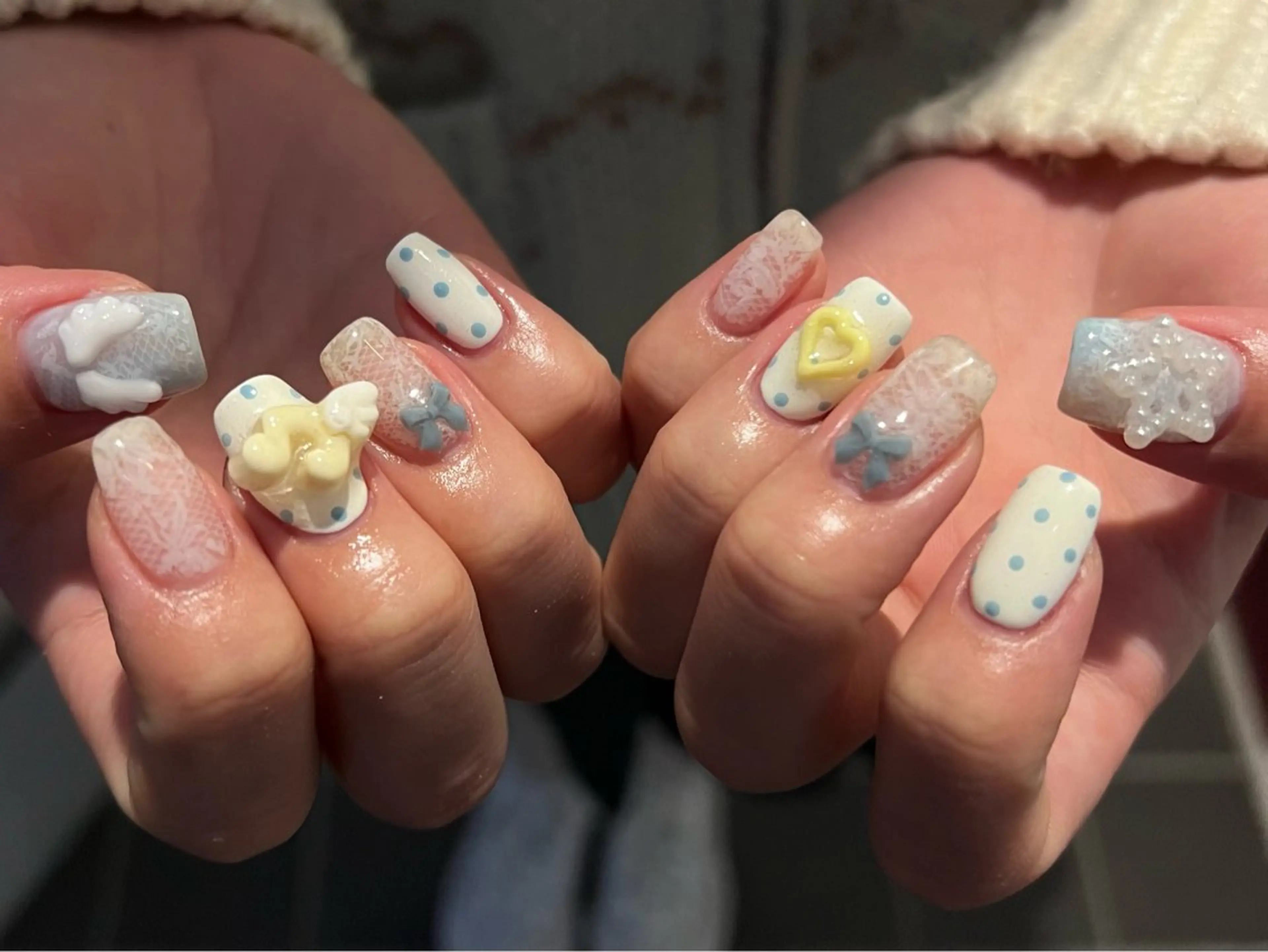 ネイル ハンドネイル Hata nail 🎀個性派ニュアンスのネイルデザイン