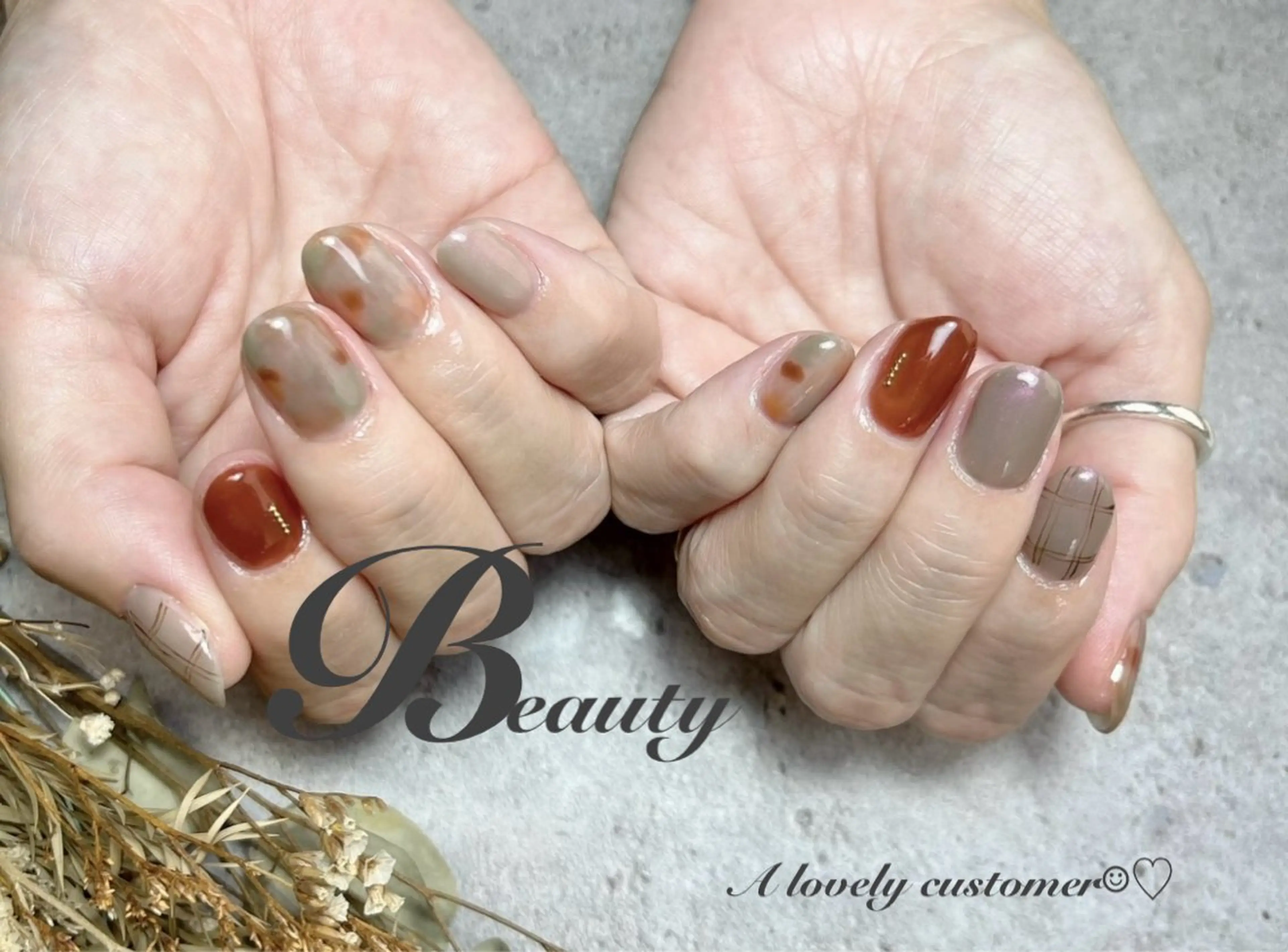 ネイル ジェルネイル パラジェル ♾nail 恵美のマツエク・マツパデザイン